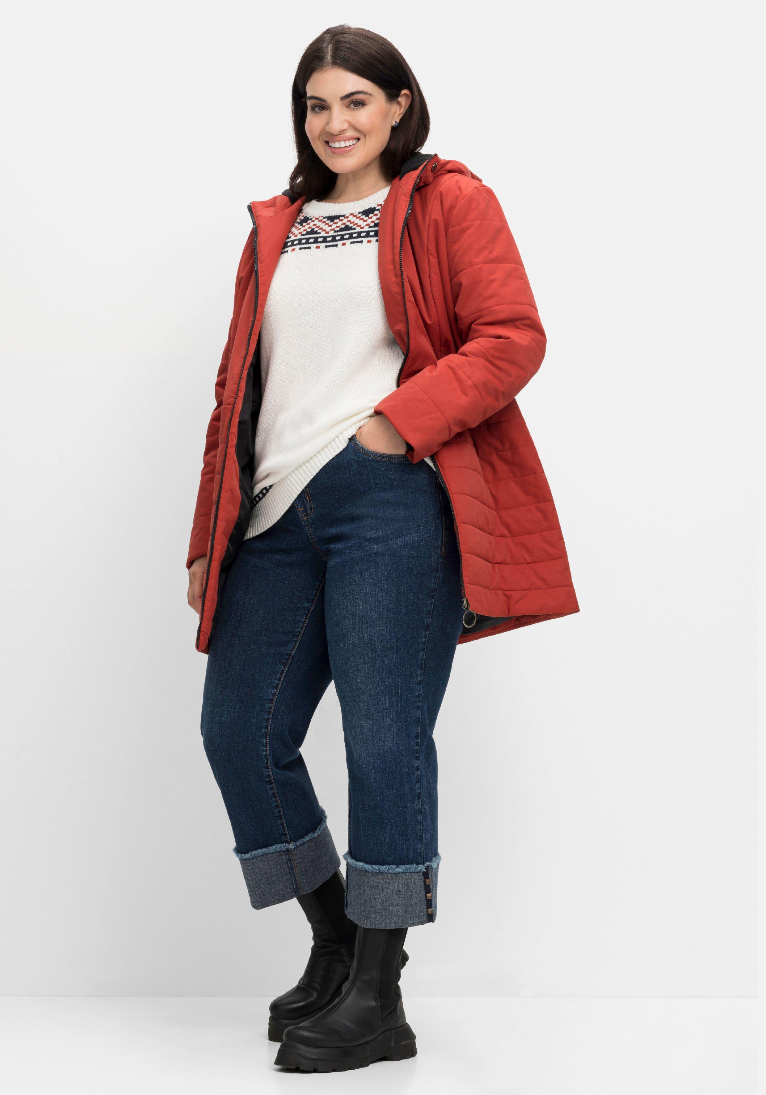 Damen Jacken & Size rot große Mäntel Mode sheego Plus ♥ | Größen