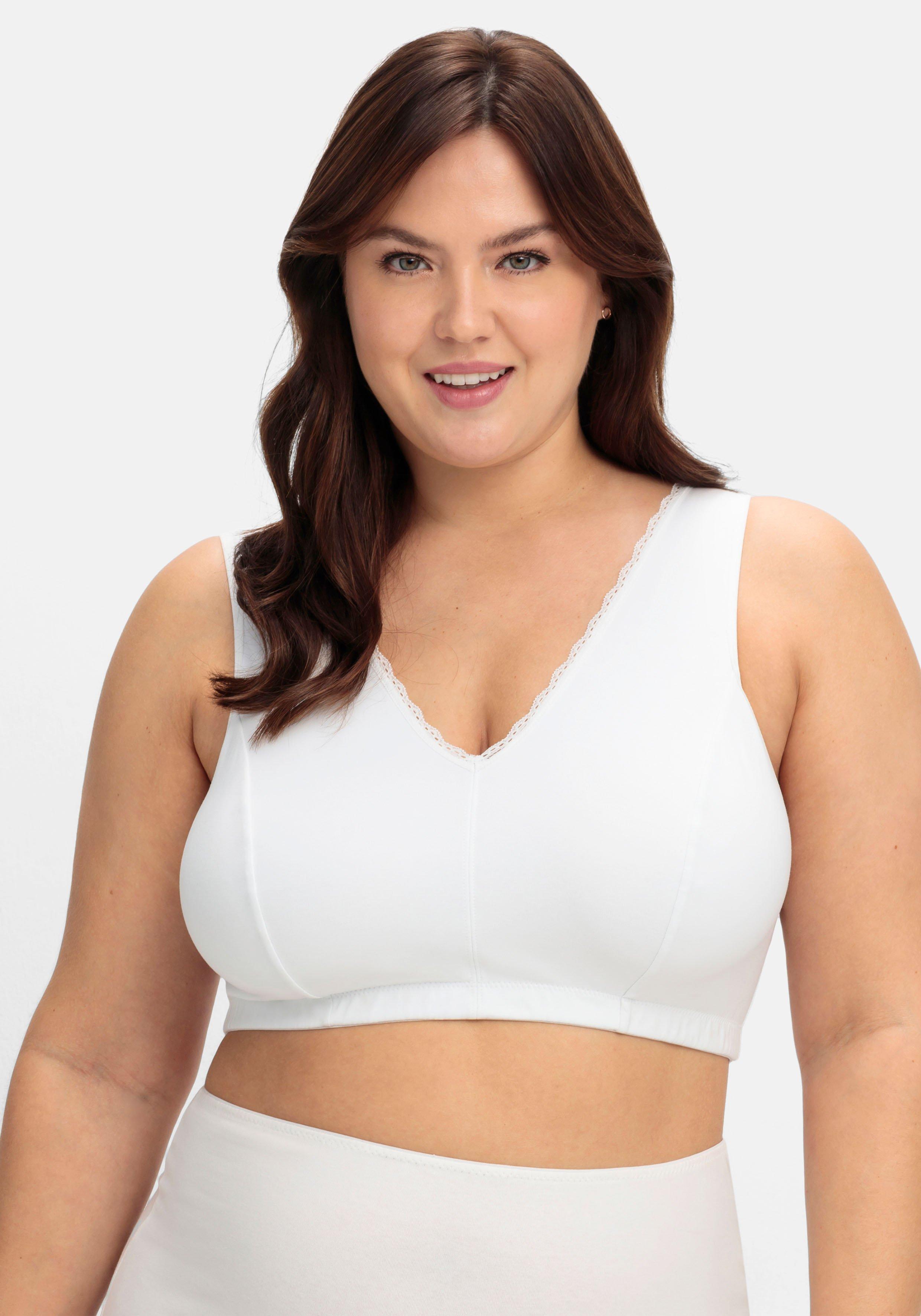 BHs ohne Bügel › Cup Größe C | sheego ♥ Plus Size Mode