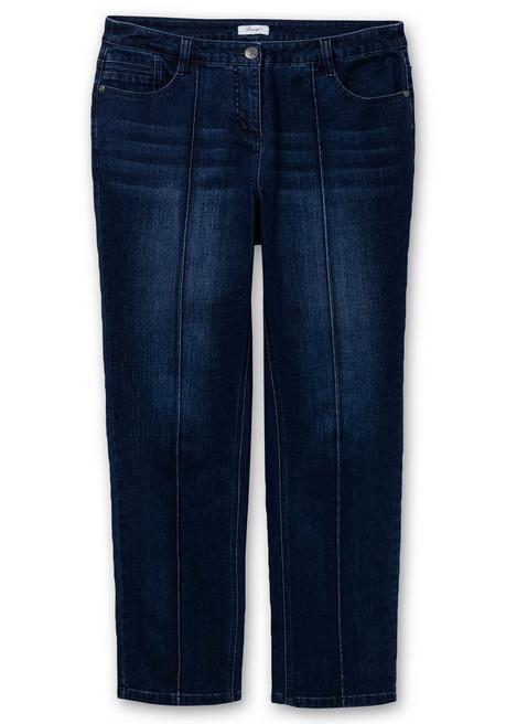 Gerade Jeans mit Biesen - dark blue Denim | sheego