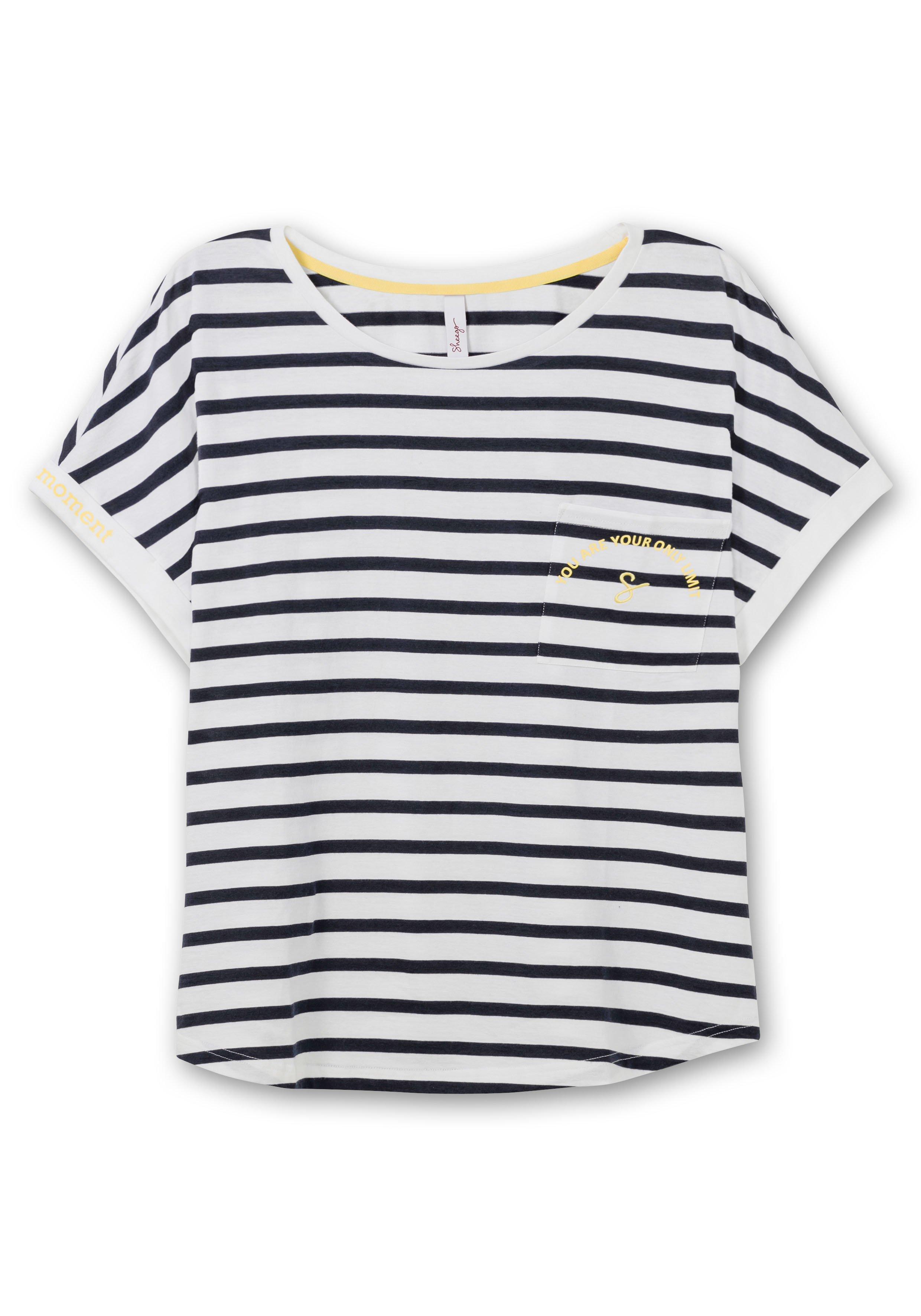 Culotte mit High-Waist-Bund und Stoffgürtel - dunkeloliv | sheego | T-Shirts