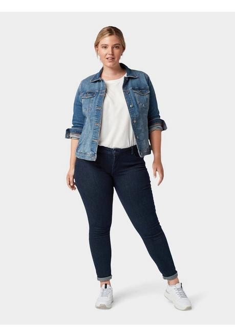 Skinny Jeans mit Bauch-Shaping-Effekt - dark blue Denim - 44