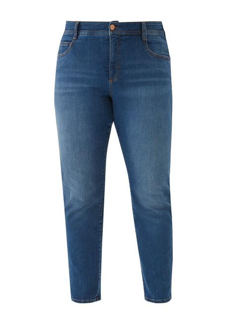 Slim Jeans in 5-Pocket-Form - blue Denim - 44