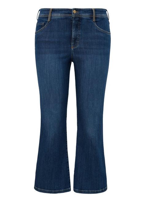 Bootcut-Jeans in Ankle-Länge, mit Shaping-Effekt - dark blue Denim - 44