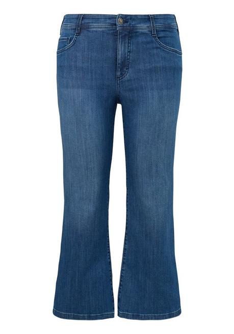 Bootcut-Jeans in verkürzter Cropped-Form - blue Denim - 44