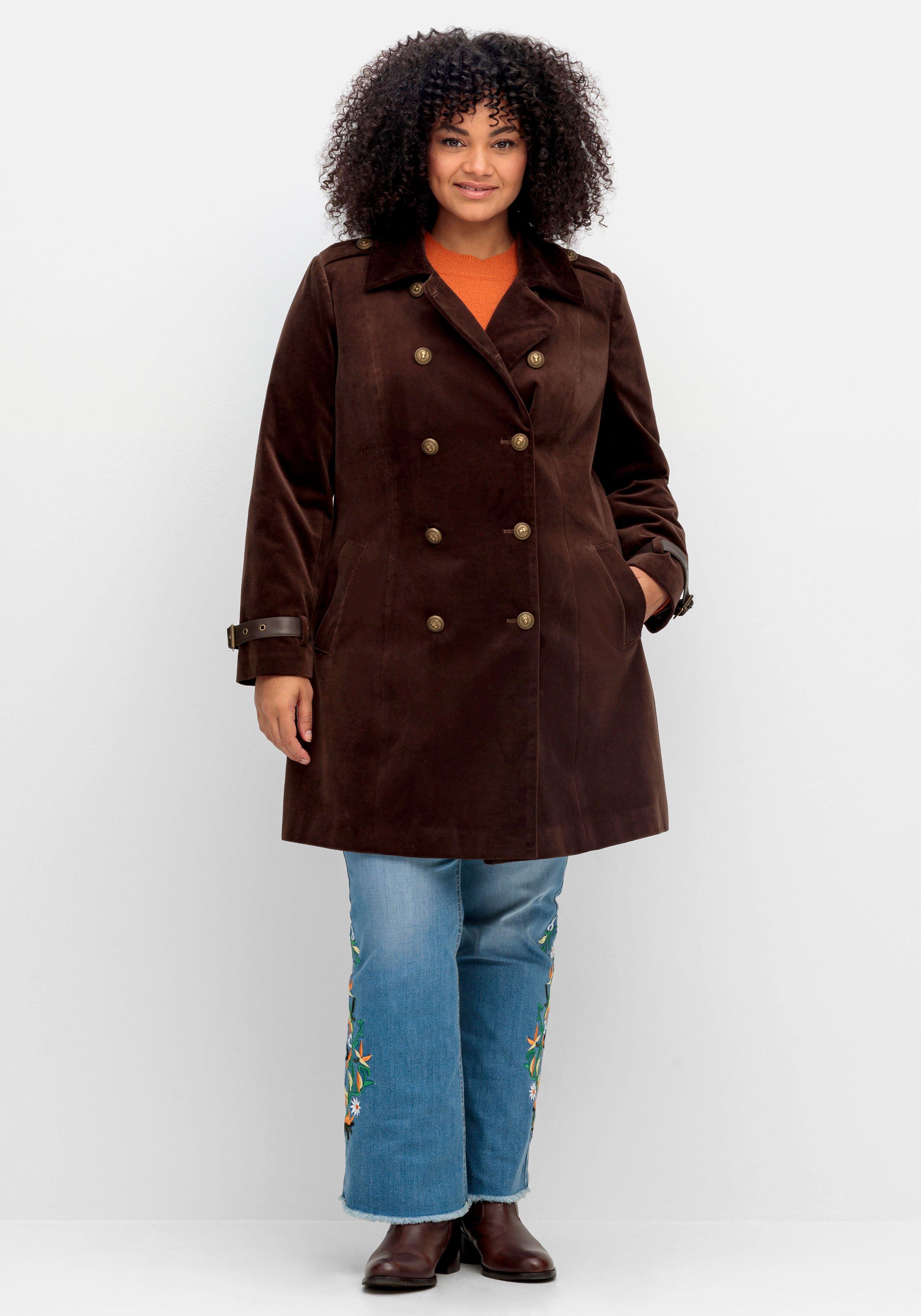 Damen Jacken braun große Größen sheego Mode & 52 Größe Size Plus ♥ › | Mäntel