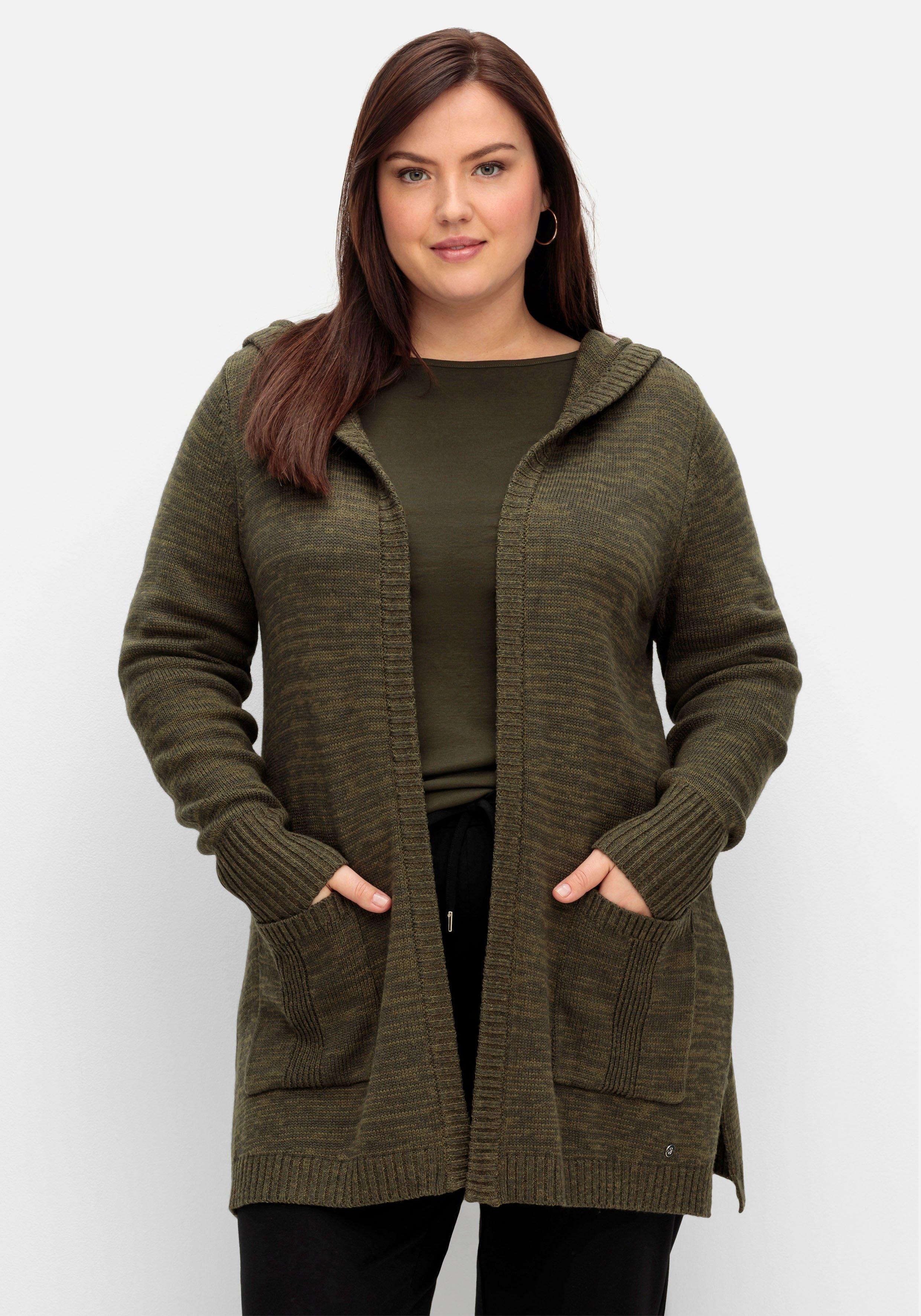 Damen Longstrickjacken große Größen | sheego ♥ Plus Size Mode