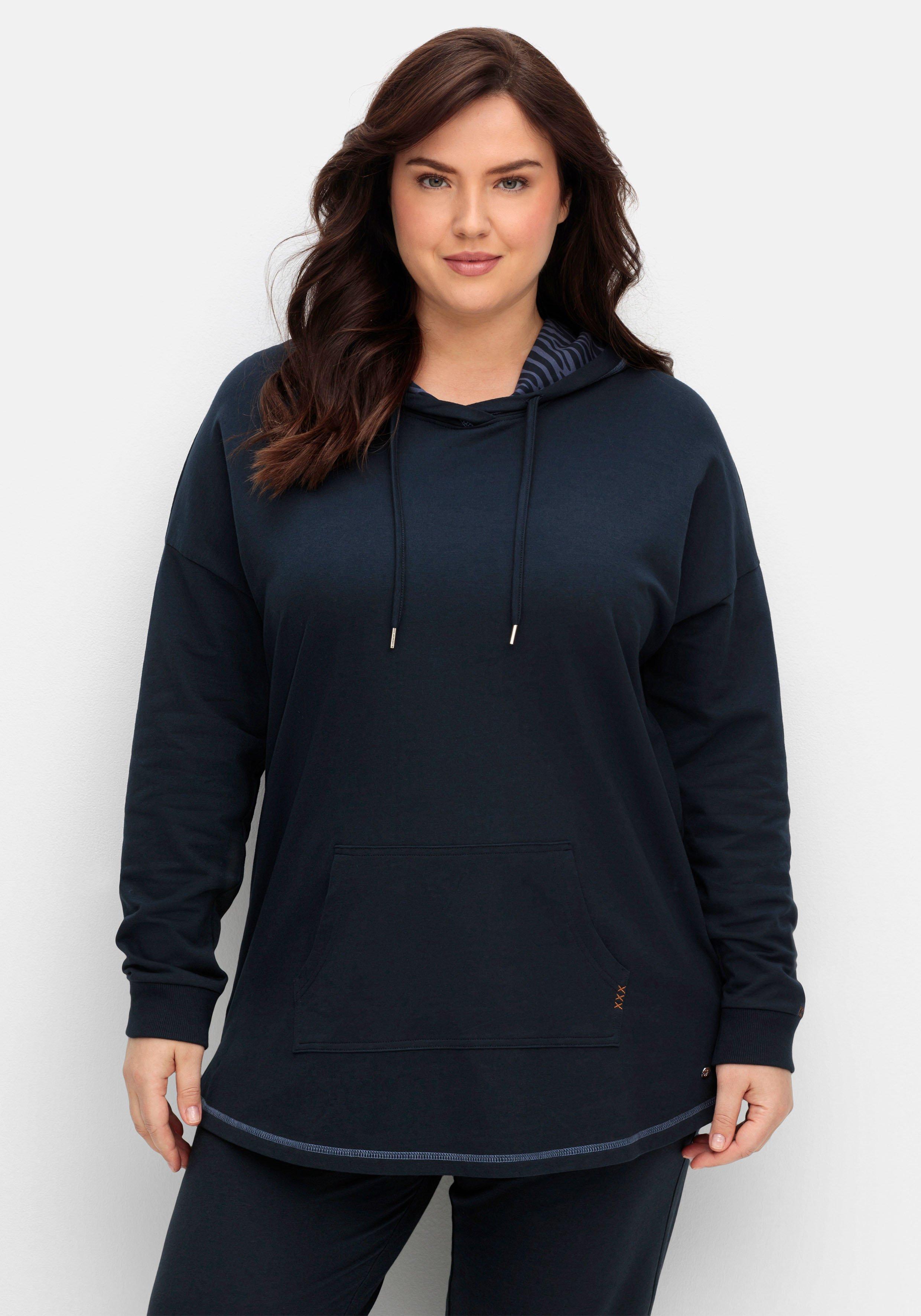 Damen Sweatshirts & -jacken große Größen blau Langarm | sheego ♥ Plus Size  Mode