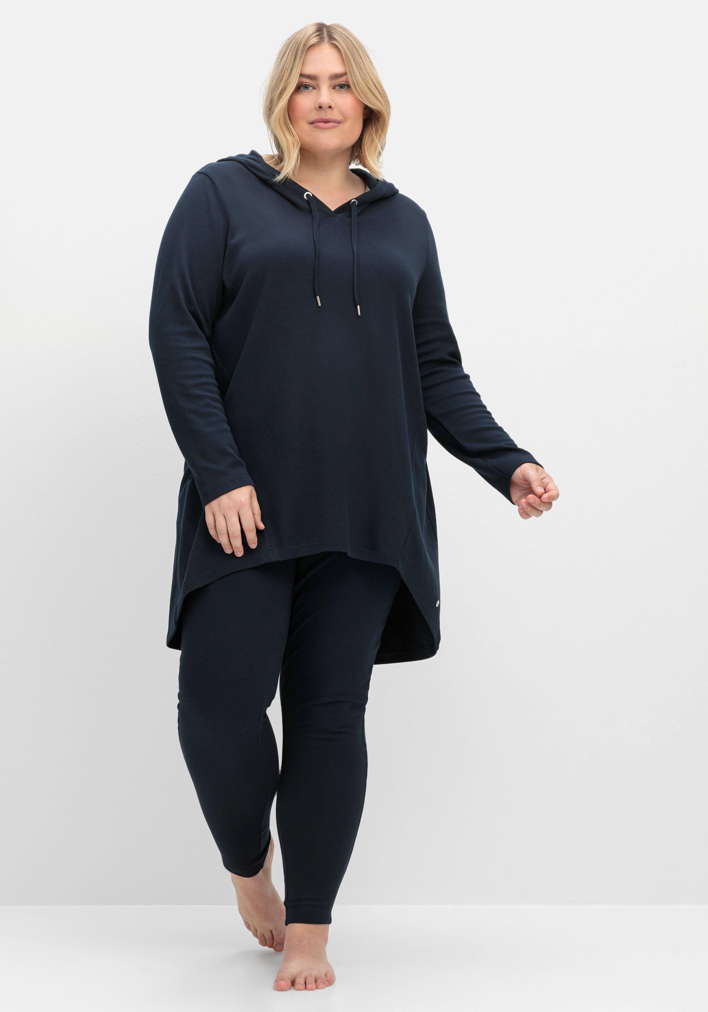 Set aus Longshirt und Leggings sheego | - nachtblau