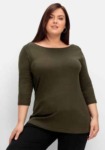 Shirts große Größen grün | sheego ♥ Plus Size Mode