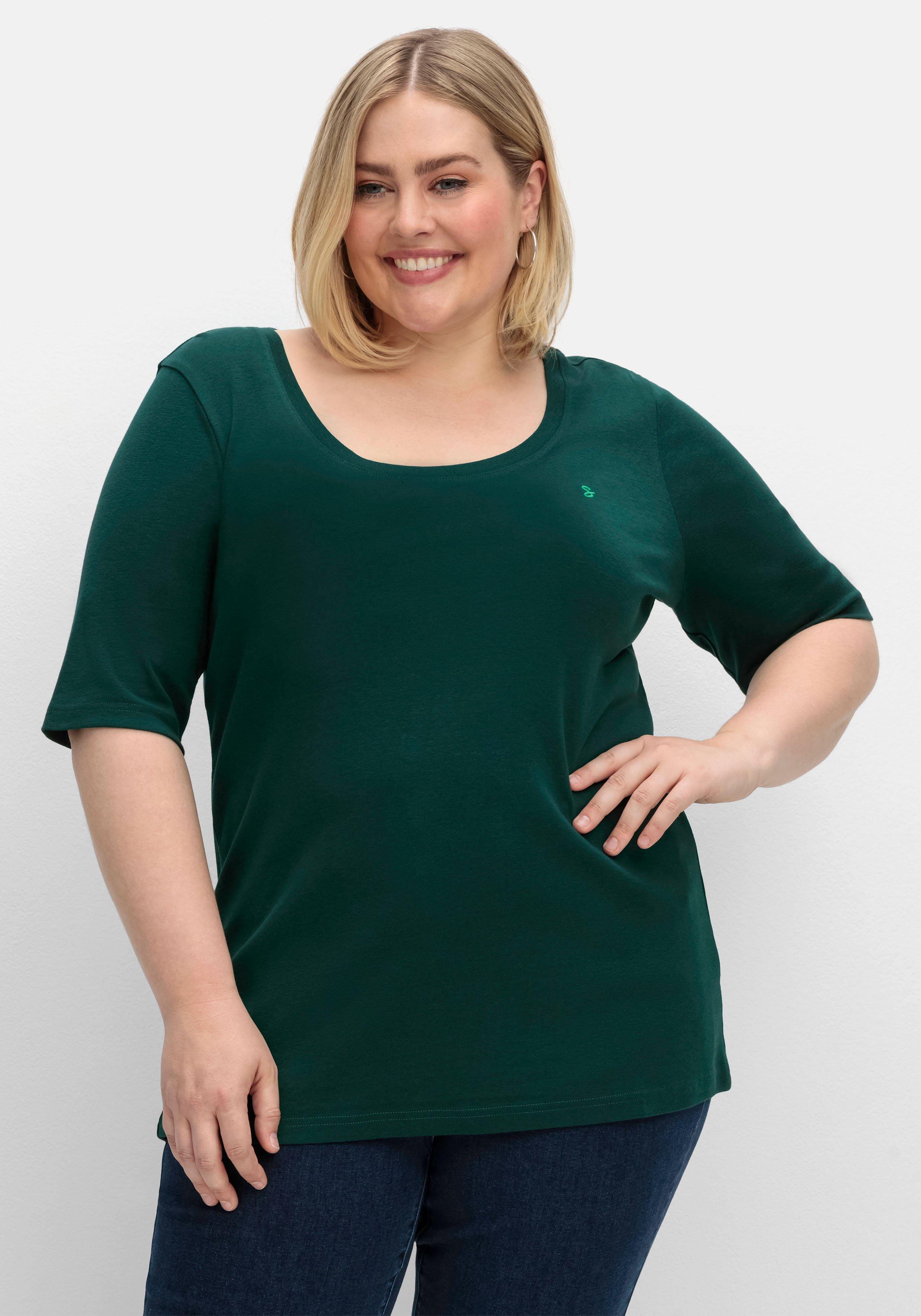 Shirts große Größen Plus Size sheego grün | ♥ Mode