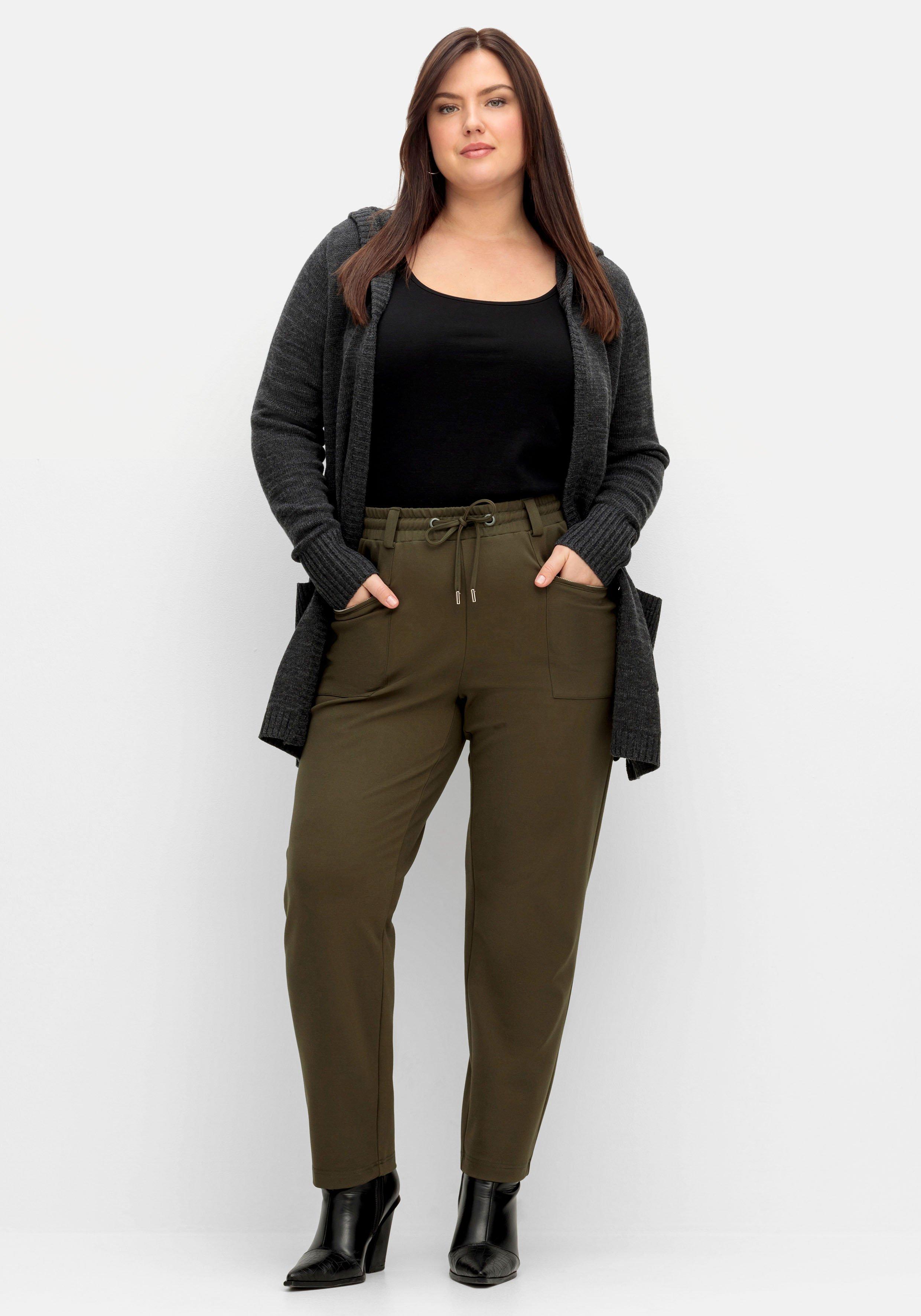 Größen Damen grün Hosen Plus Size Mode ♥ sheego | große