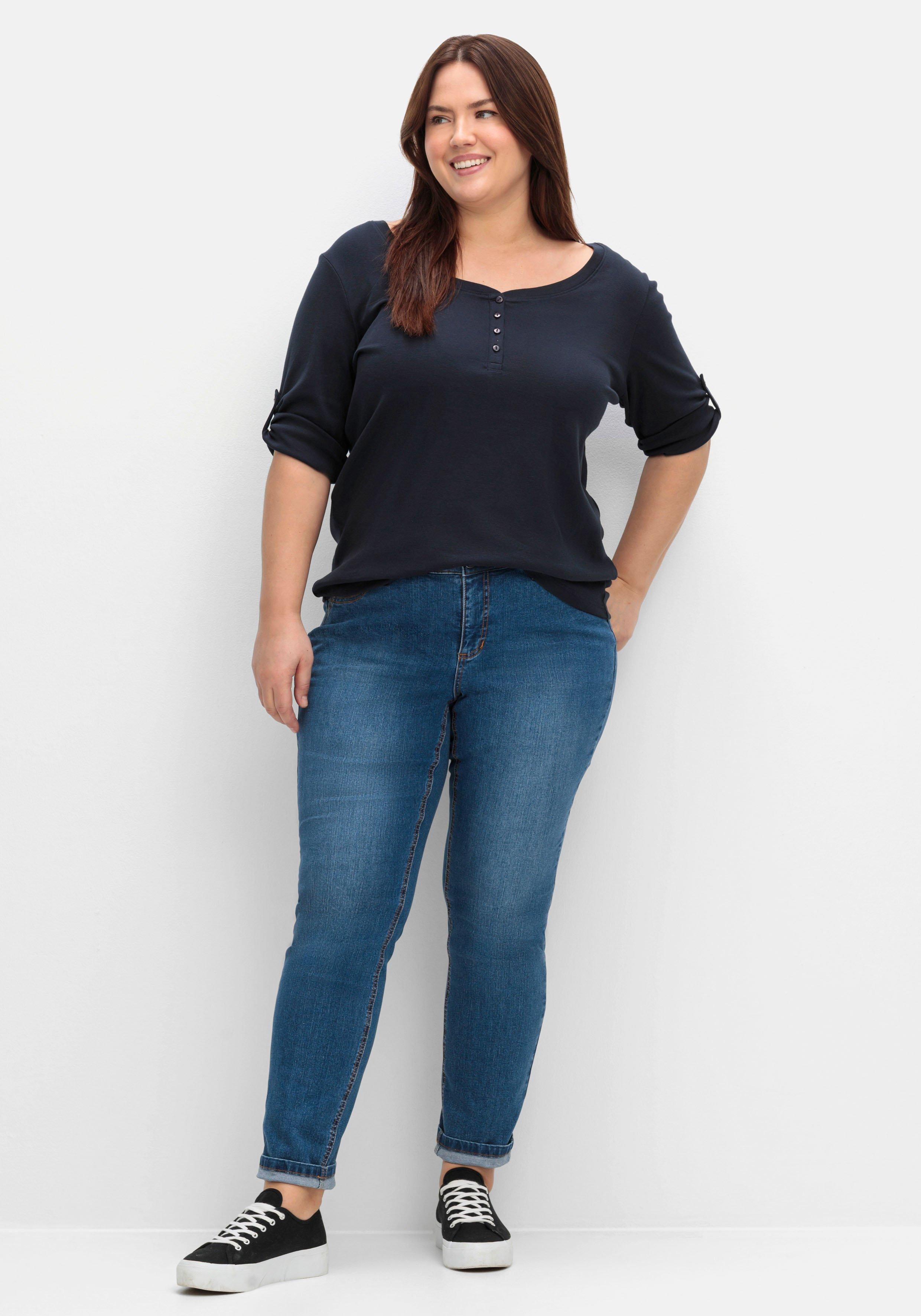 sheego Schmale Jeans in Curvy-Schnitt VERENA - blue Denim sheego