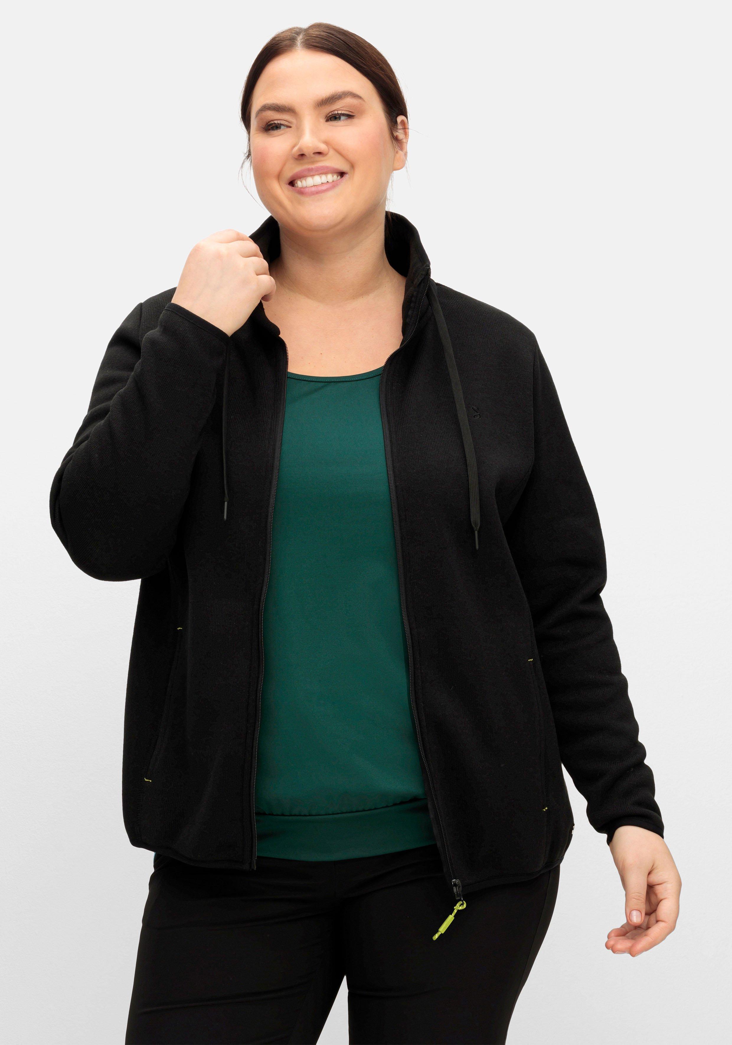 Damen Fleecejacken ♥ Plus Size Größe sheego 52 Größen große | › Mode