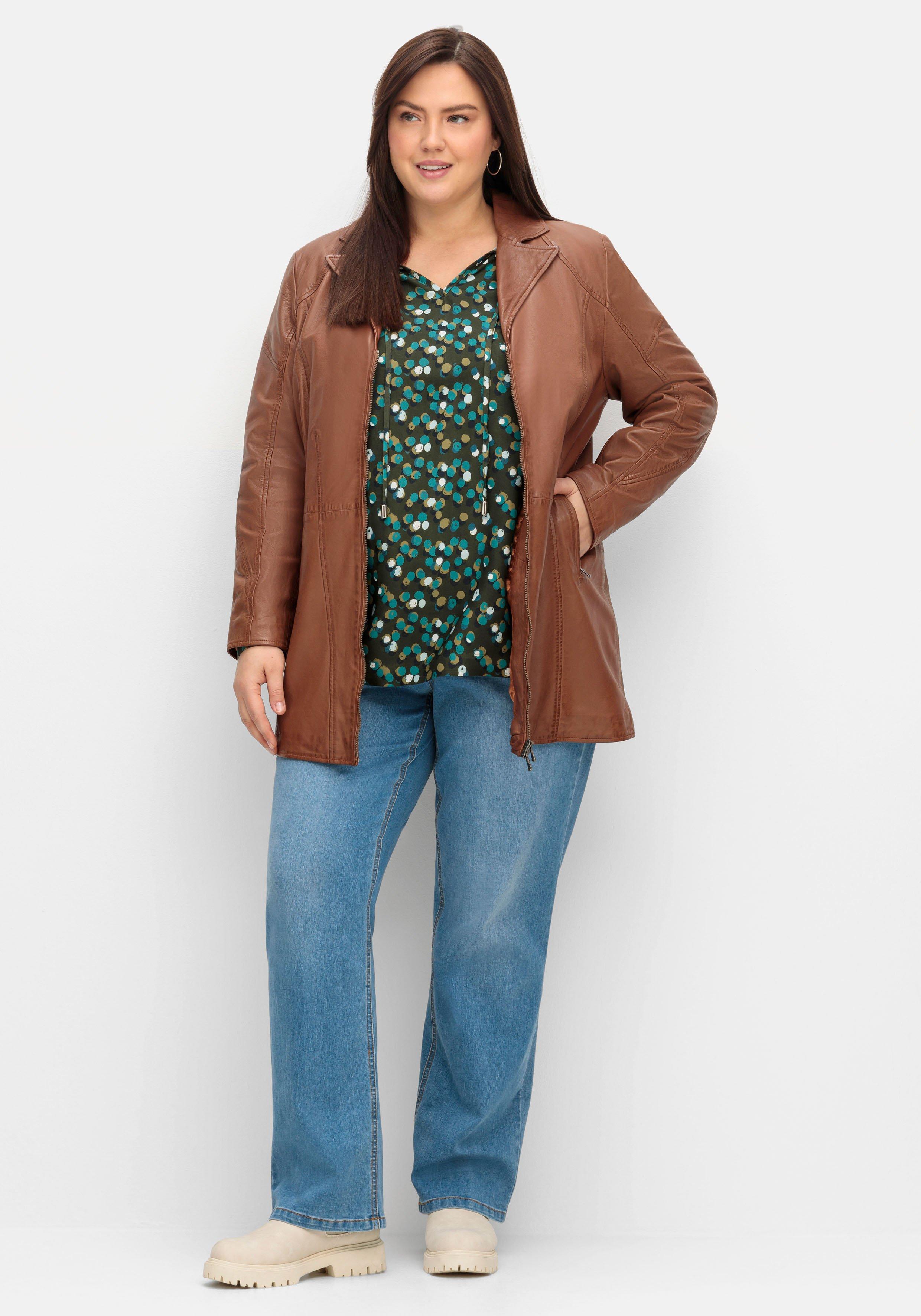 Damen Jacken & Mäntel große Größe › ♥ sheego Mode 52 braun | Plus Size Größen