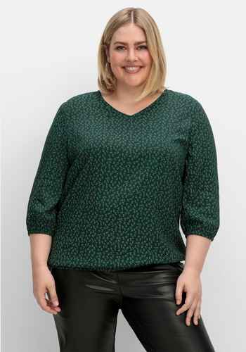 Blusen & Tuniken große Größen grün › Größe 58 | sheego ♥ Plus Size Mode
