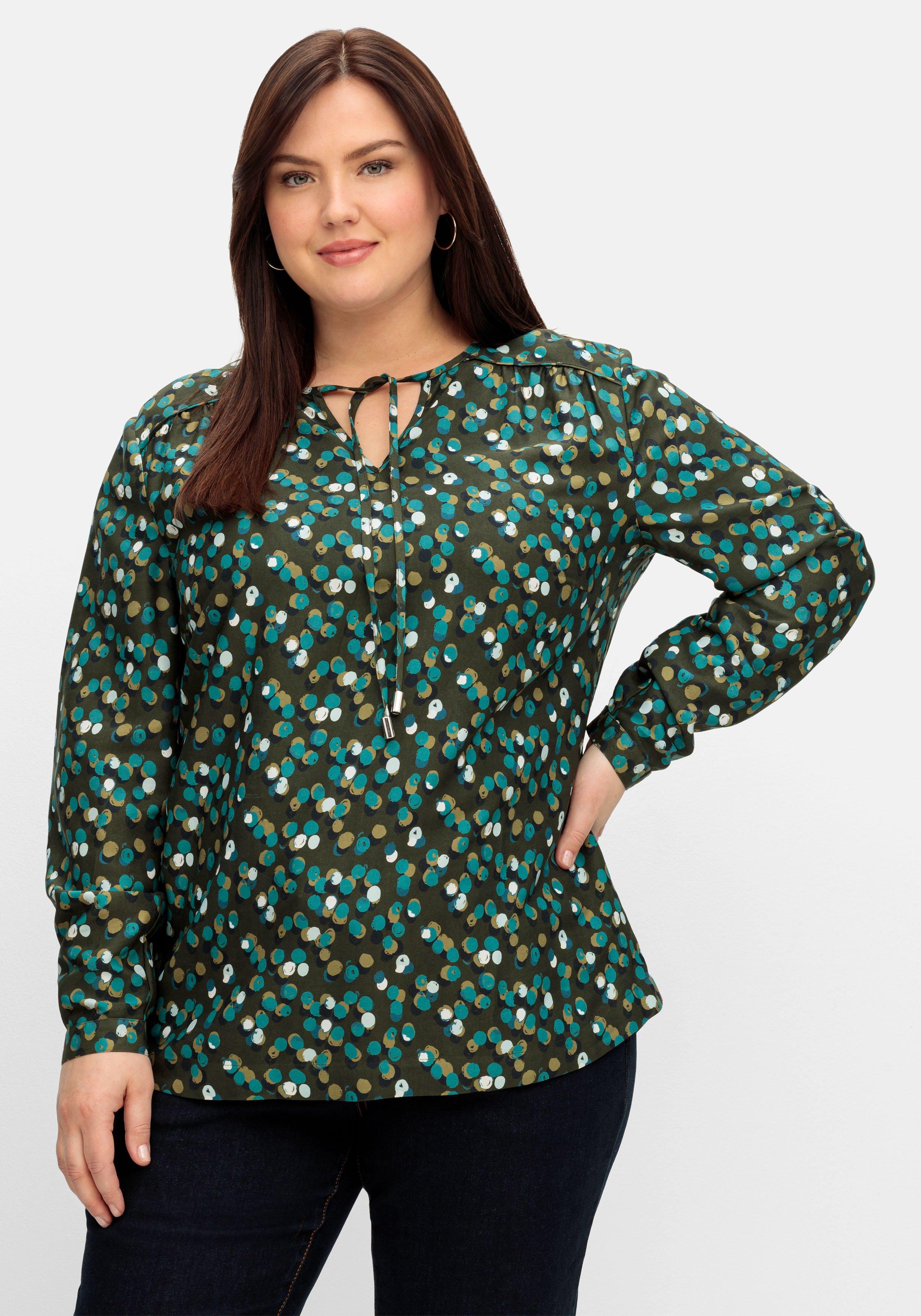 grün Größen große ♥ Blusen Größe Plus & 54 Size Mode › Tuniken | sheego
