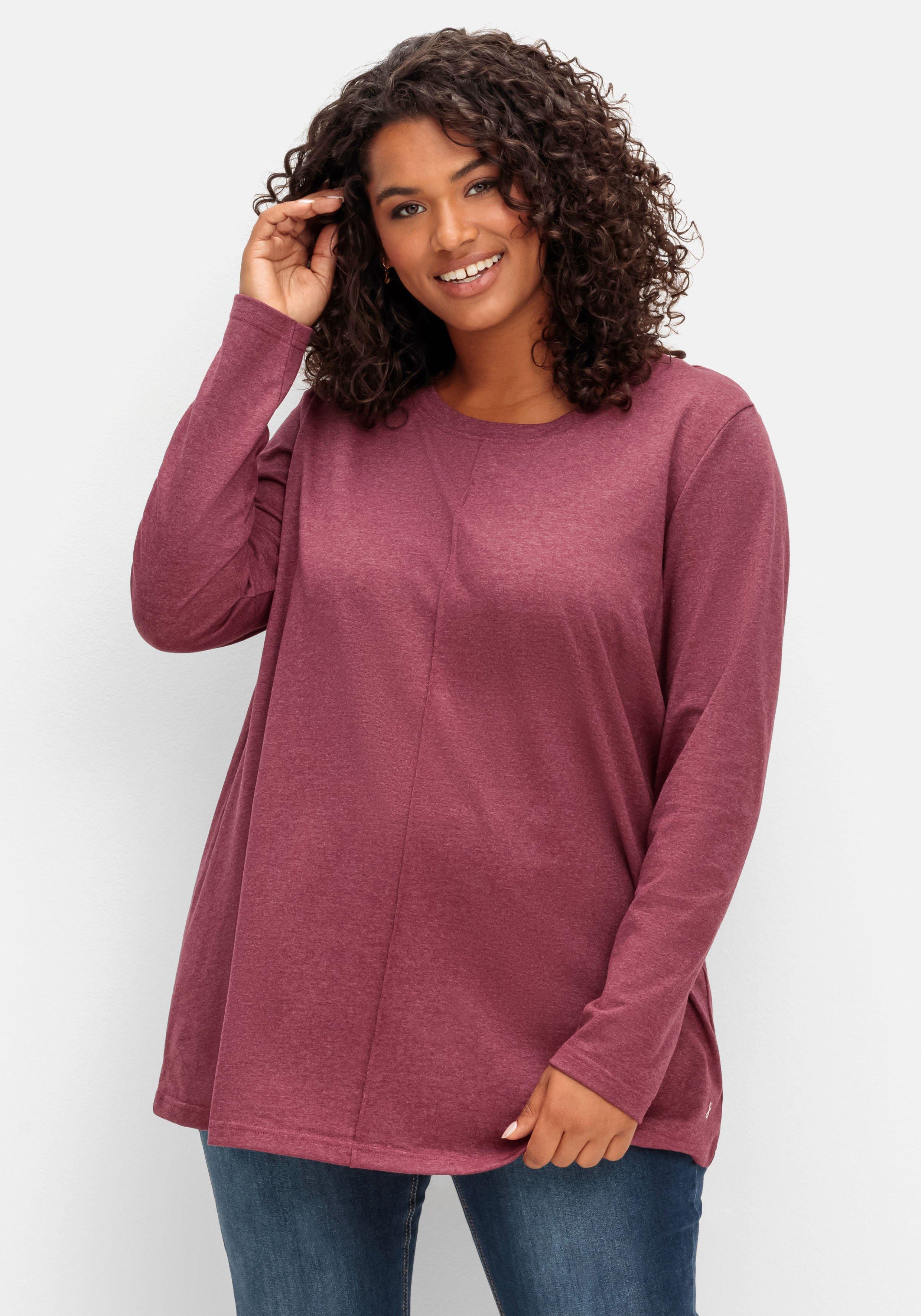 Tops & | lila Size Plus ♥ Größen große Shirts sheego Mode
