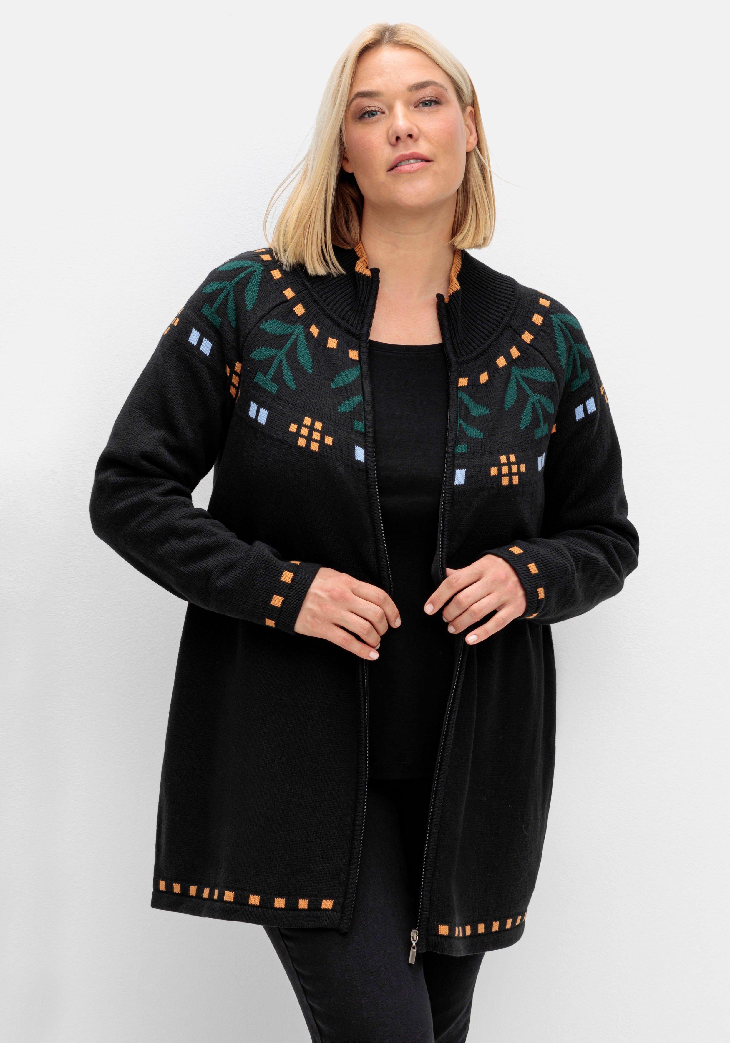 Damen Pullover & Strickjacken große Mode ♥ 56 | Plus Größen lang › sheego Size Größe