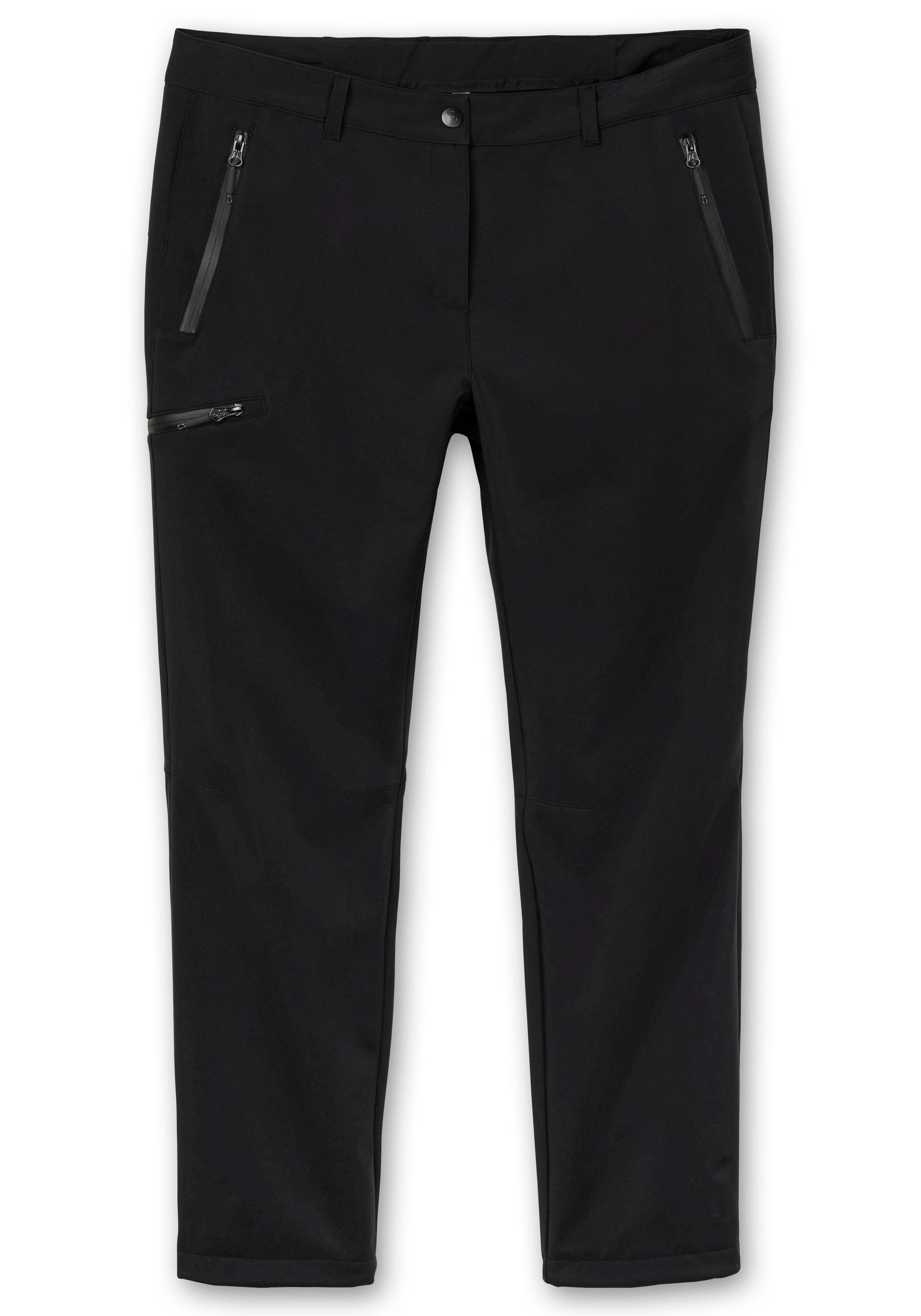 Sports - schwarz sheego | Maier von Softshell-Skihose