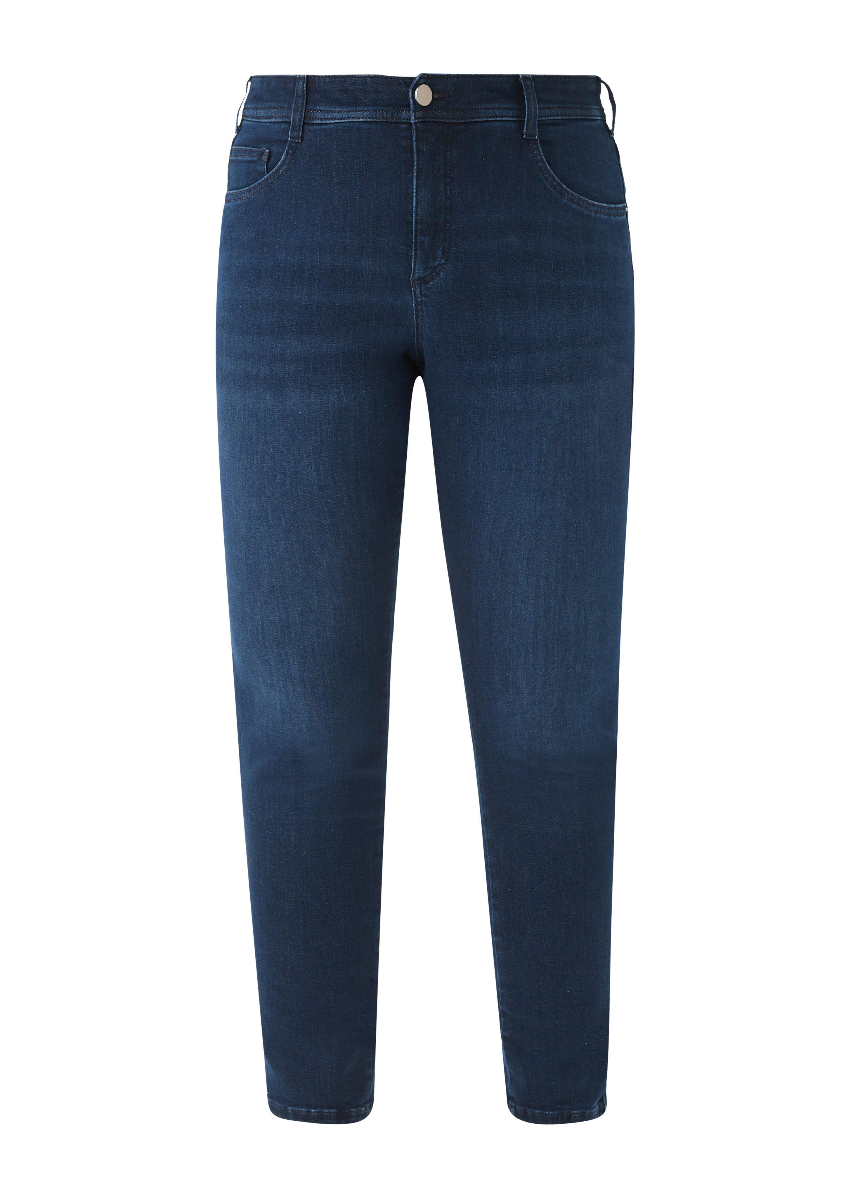 Große Größen: Skinny Jeans aus Hyperflex-Denim, mit Shaping-Effekt, blue Denim, Gr.44-54