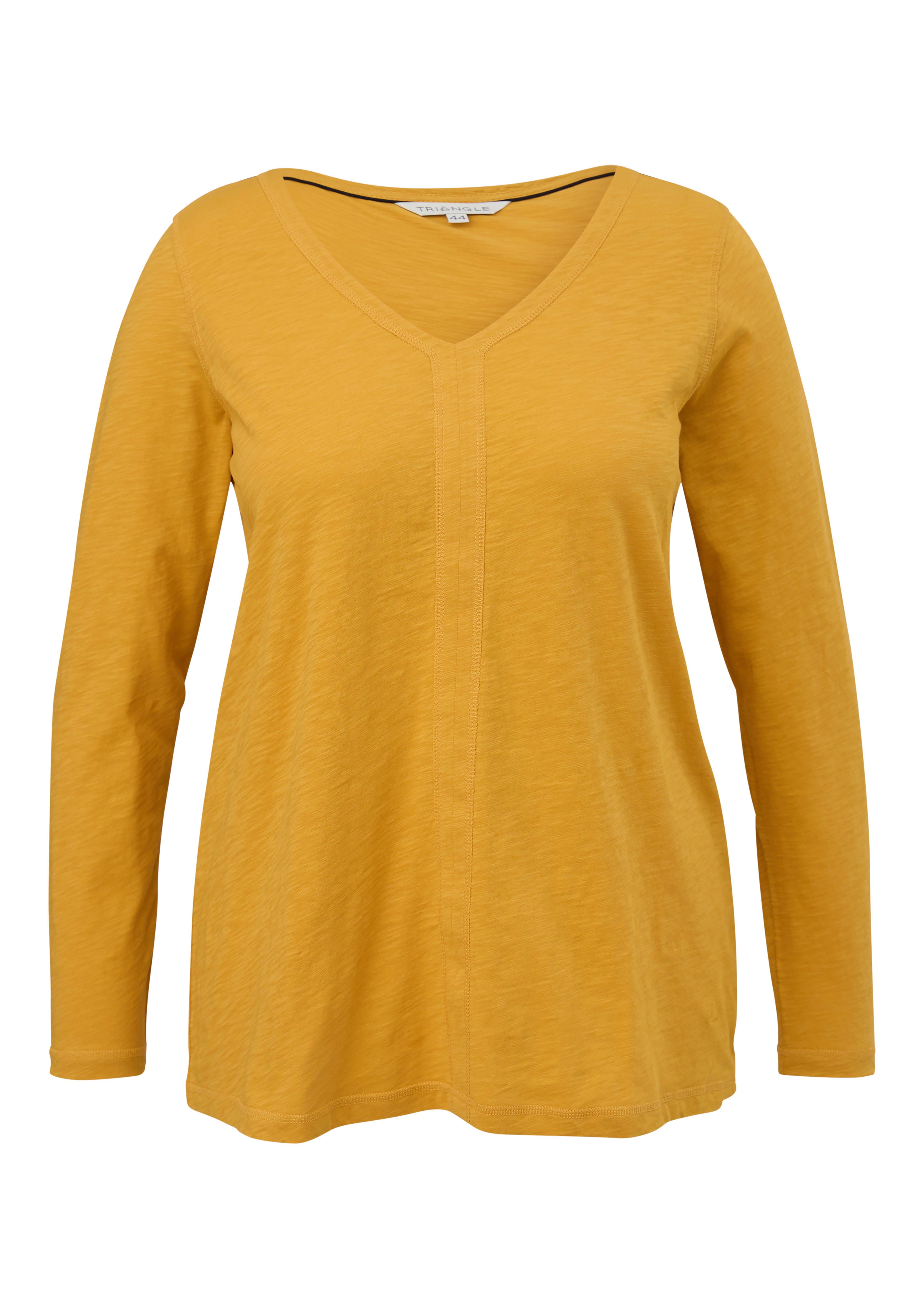 & | 50 Size Mode große ♥ Größe Plus Shirts Tops sheego gelb › Größen