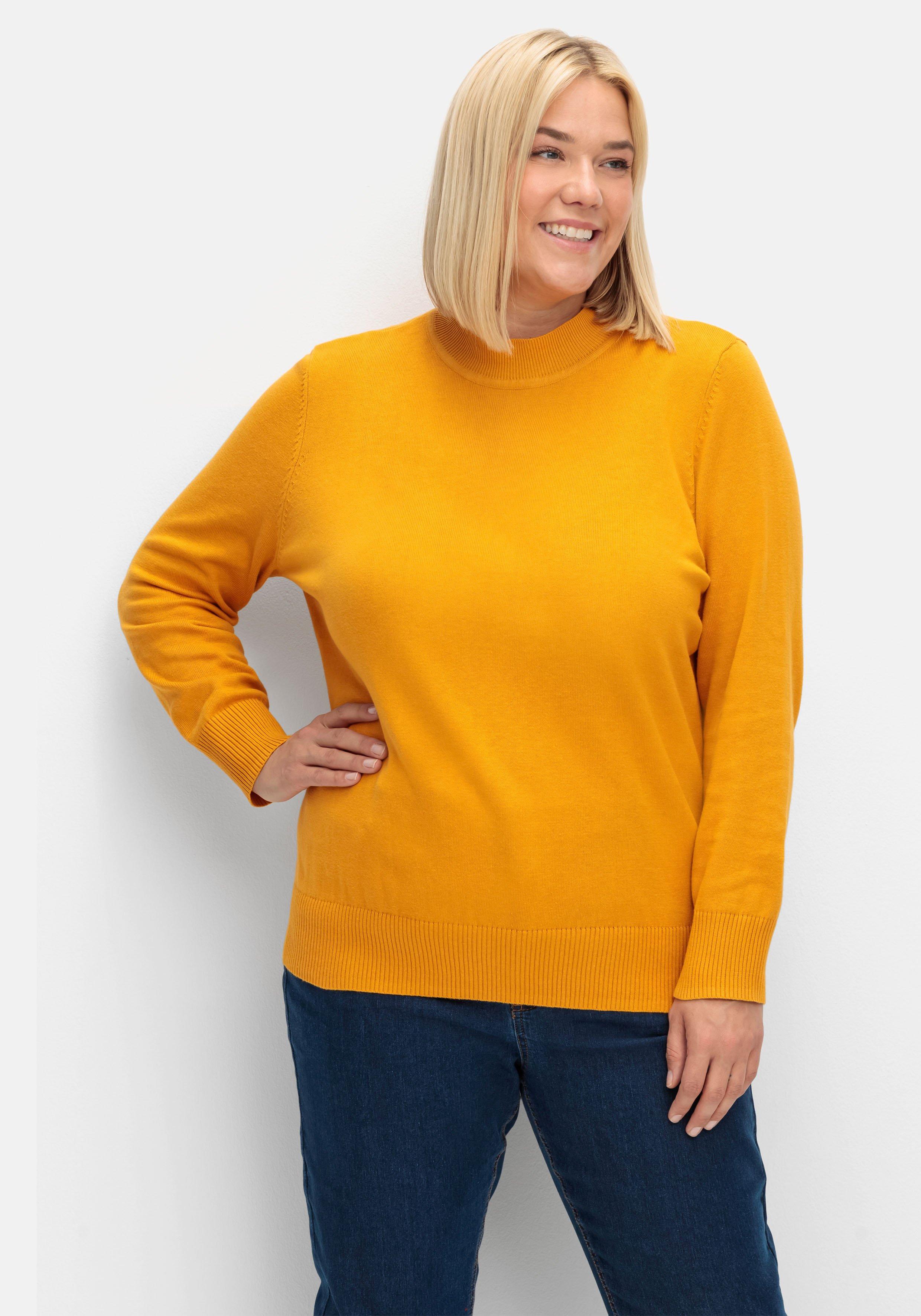 große Size sheego | ♥ braun Mode Plus Größen Strickjacken & Pullover Damen