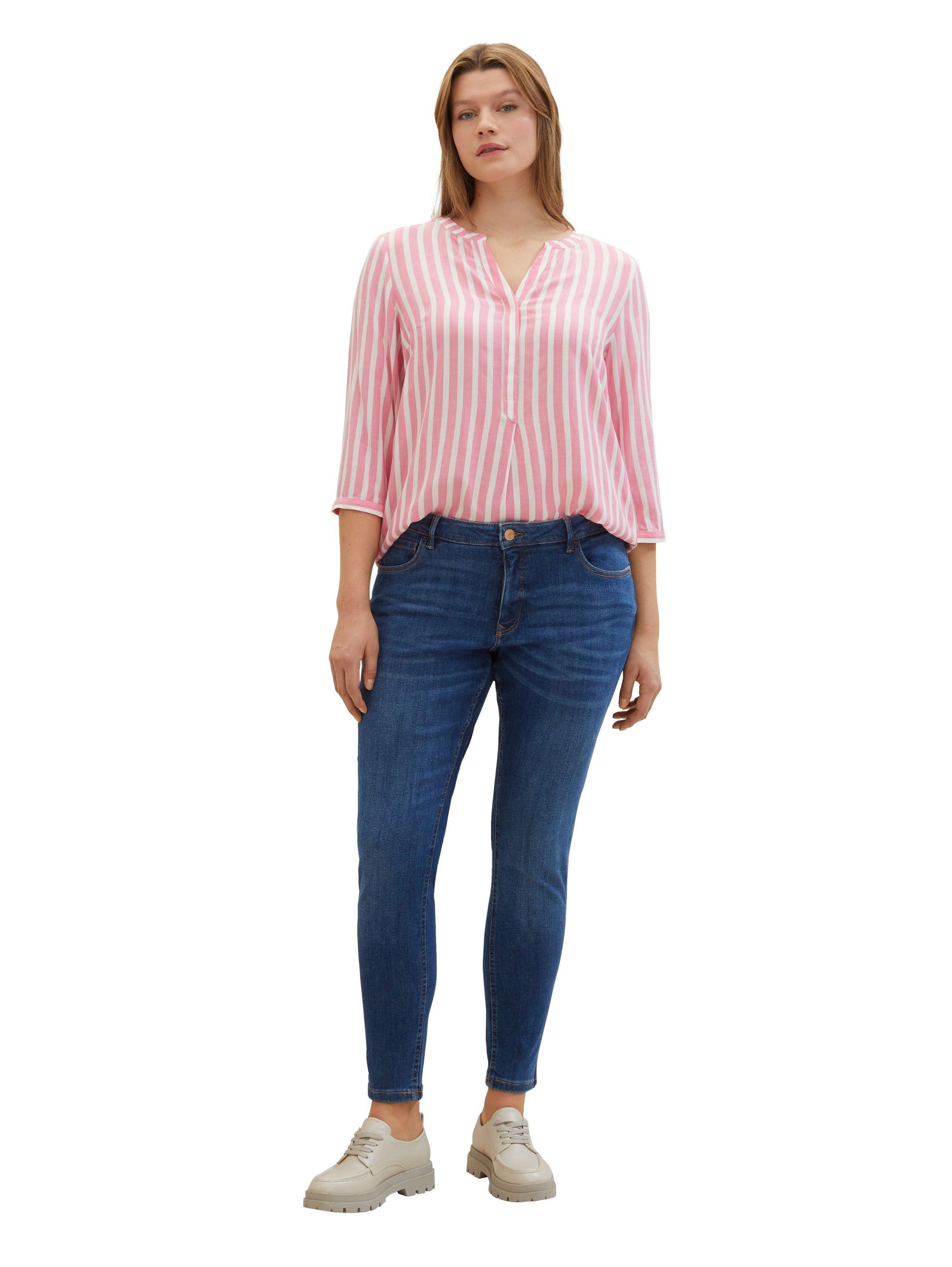 TOM TAILOR Plus Skinny Jeans im Five-Pocket-Stil - blue Denim sheego