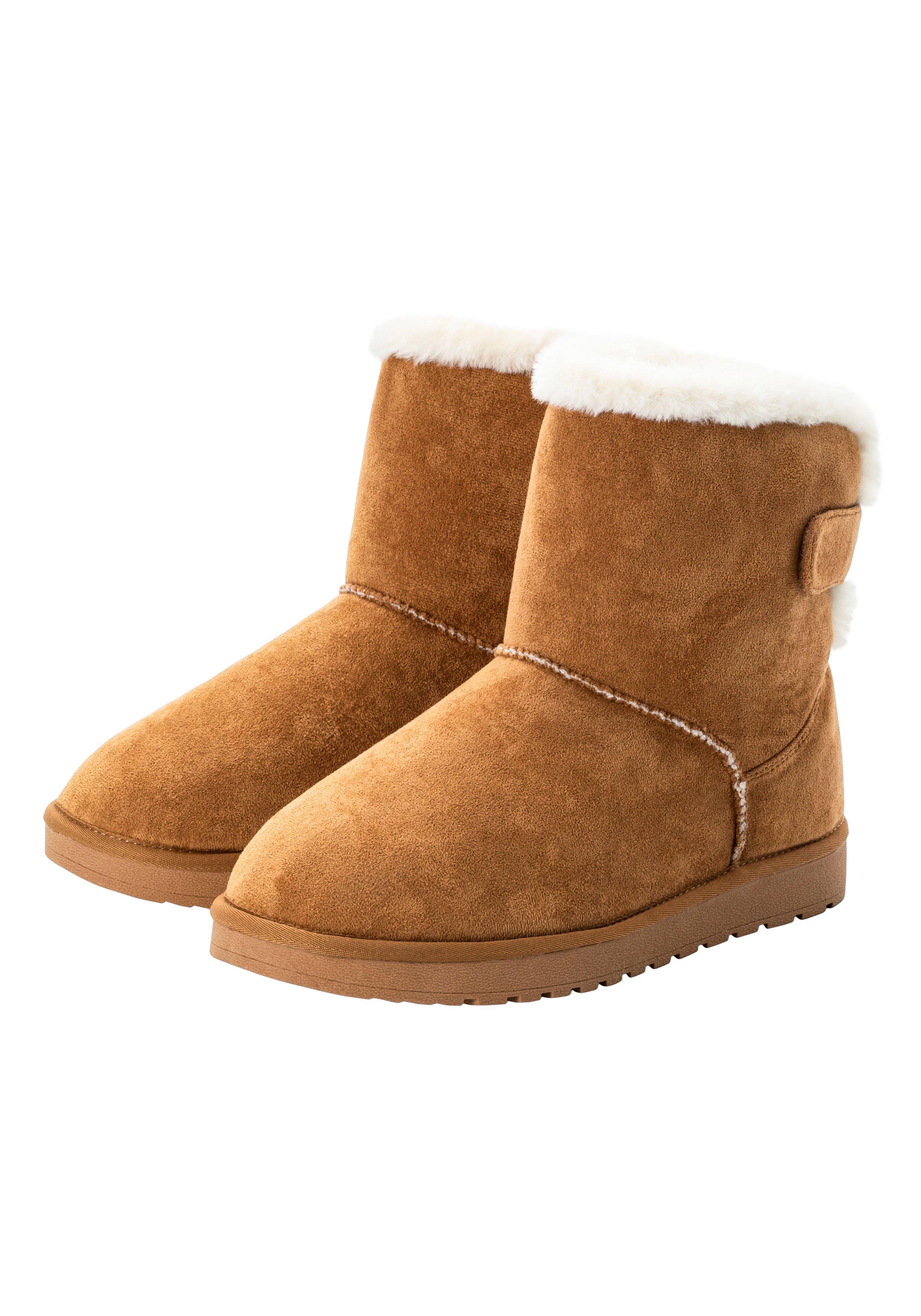 sheego Schlupfboots mit verstellbarem Riegel - camelfarben sheego