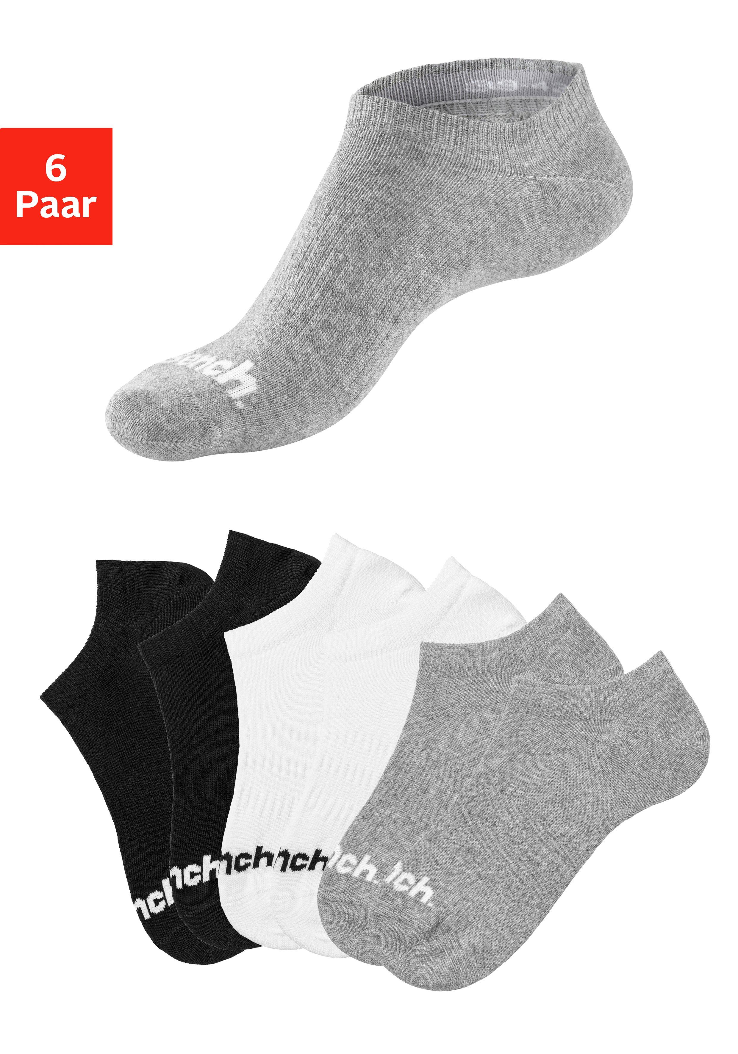 Bench LM LBG Sportsocken - schwarz+weiß+grau sheego