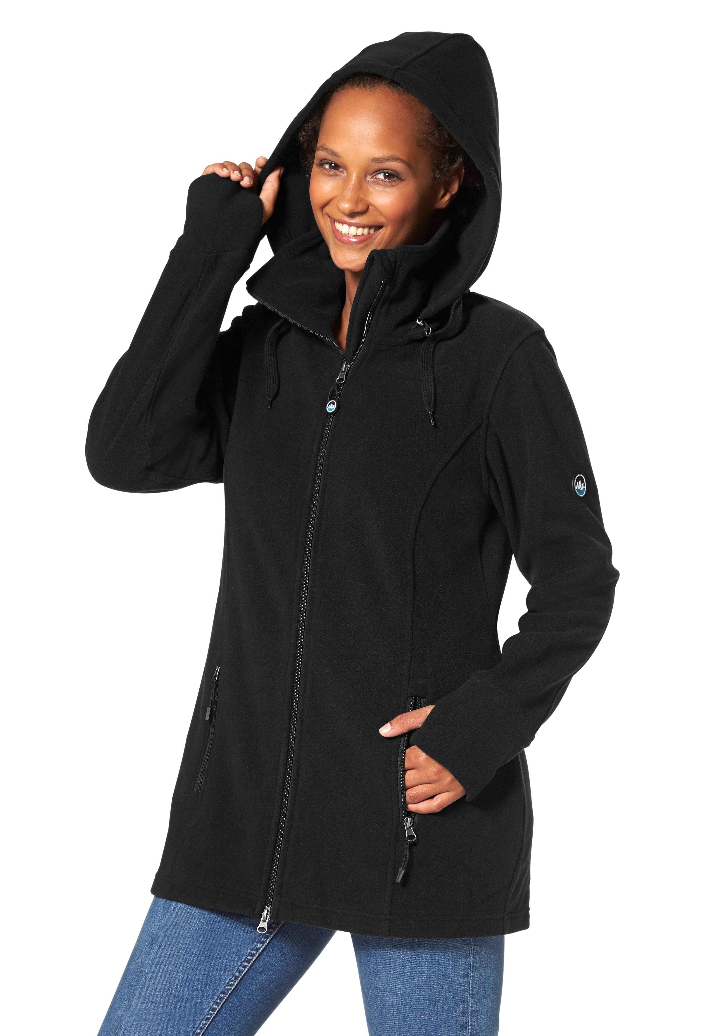 - schwarz sheego Fleecejacke |