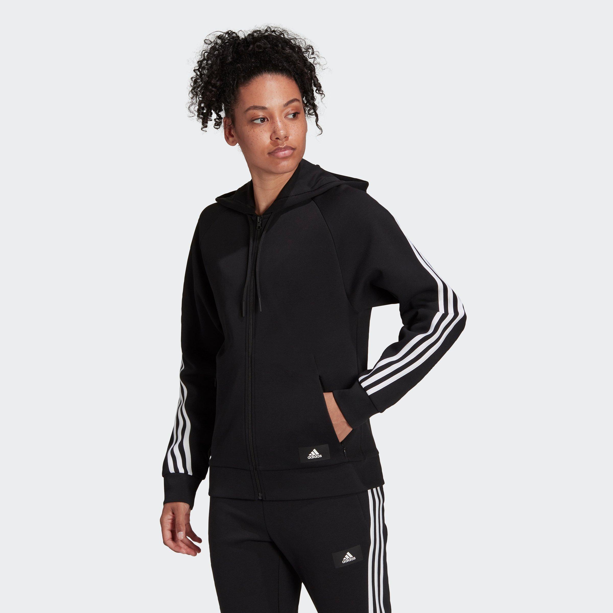 adidas Sportswear Kapuzensweatjacke - schwarz sheego