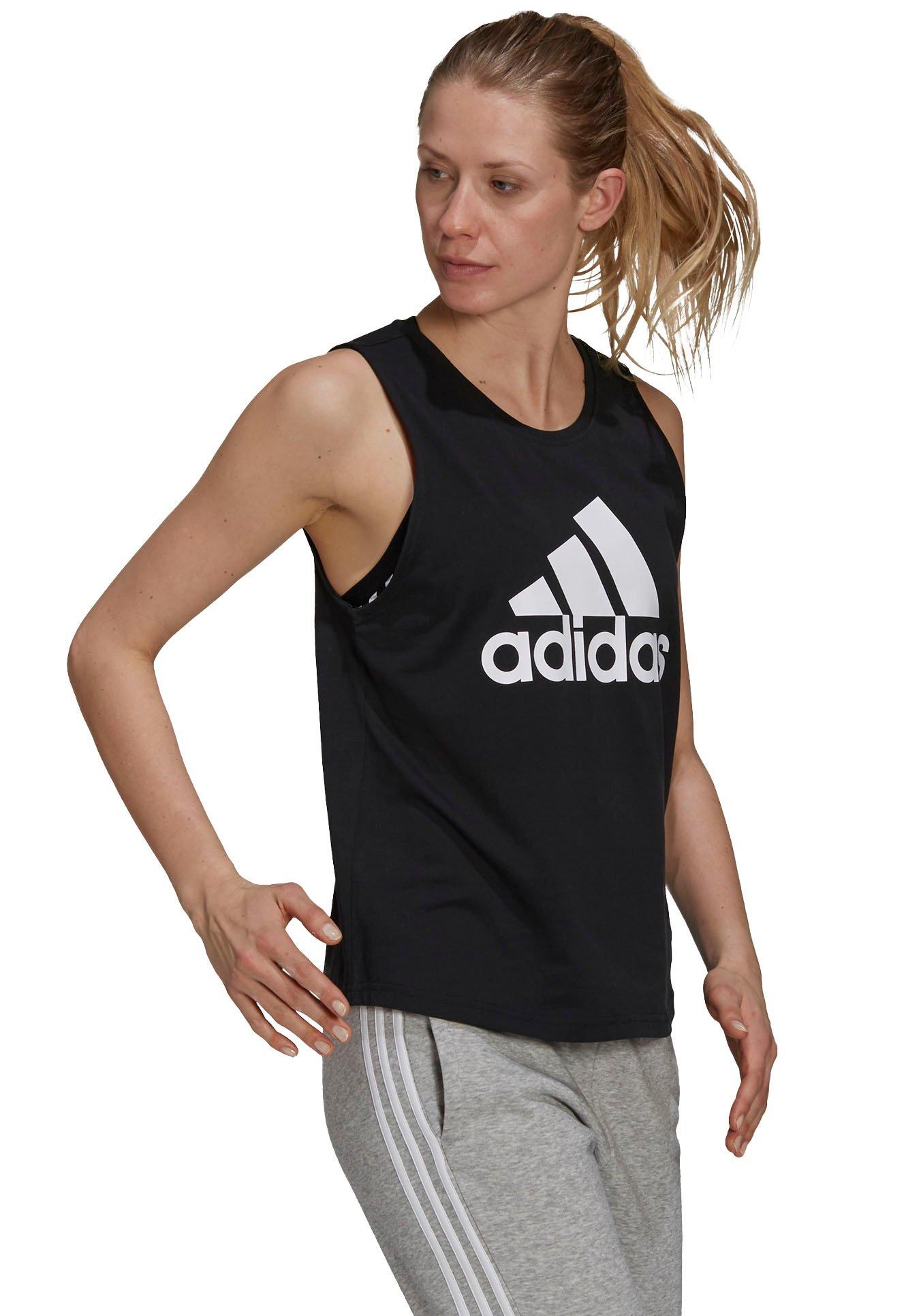 adidas Sportswear Tanktop - schwarz sheego