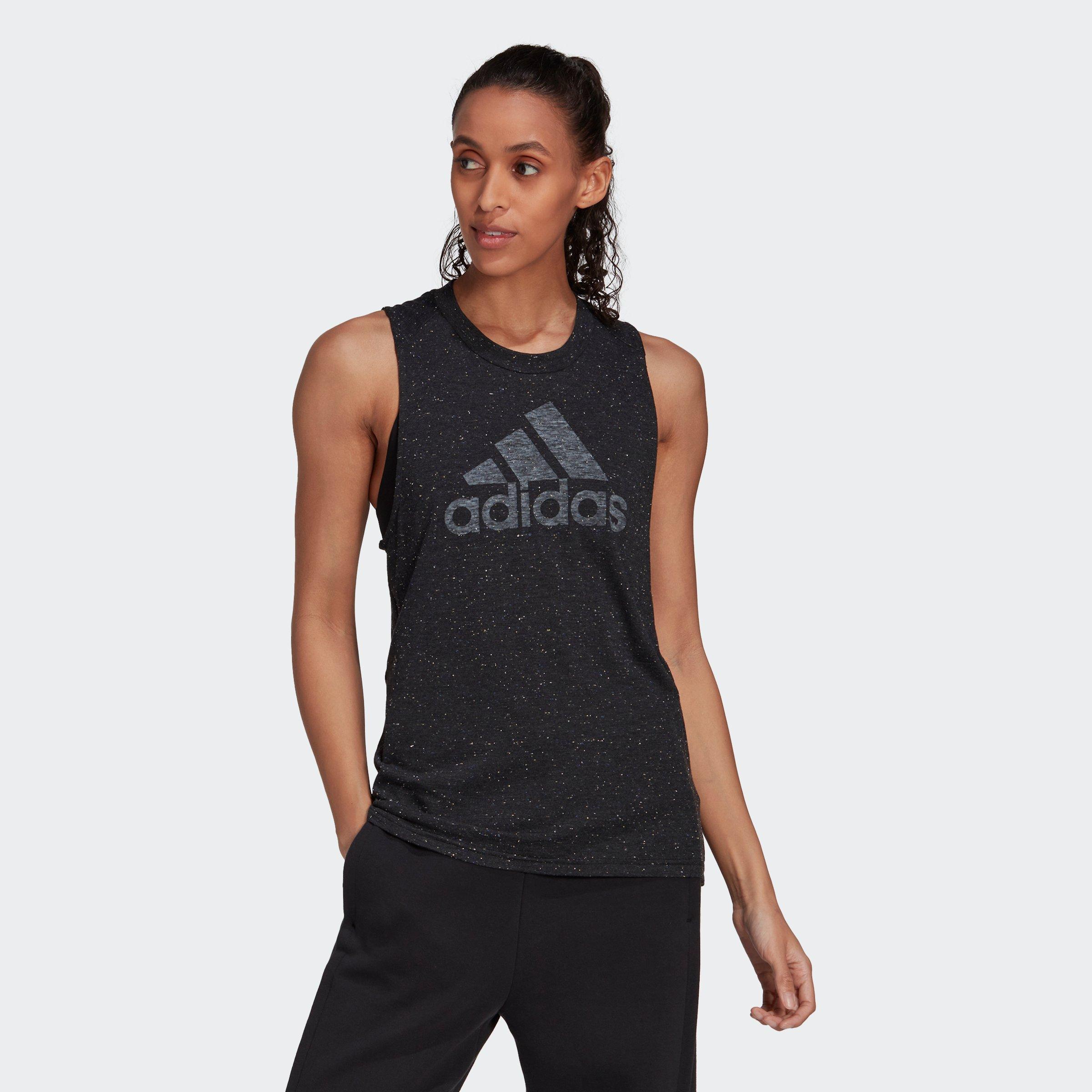 adidas Sportswear Tanktop - schwarz sheego