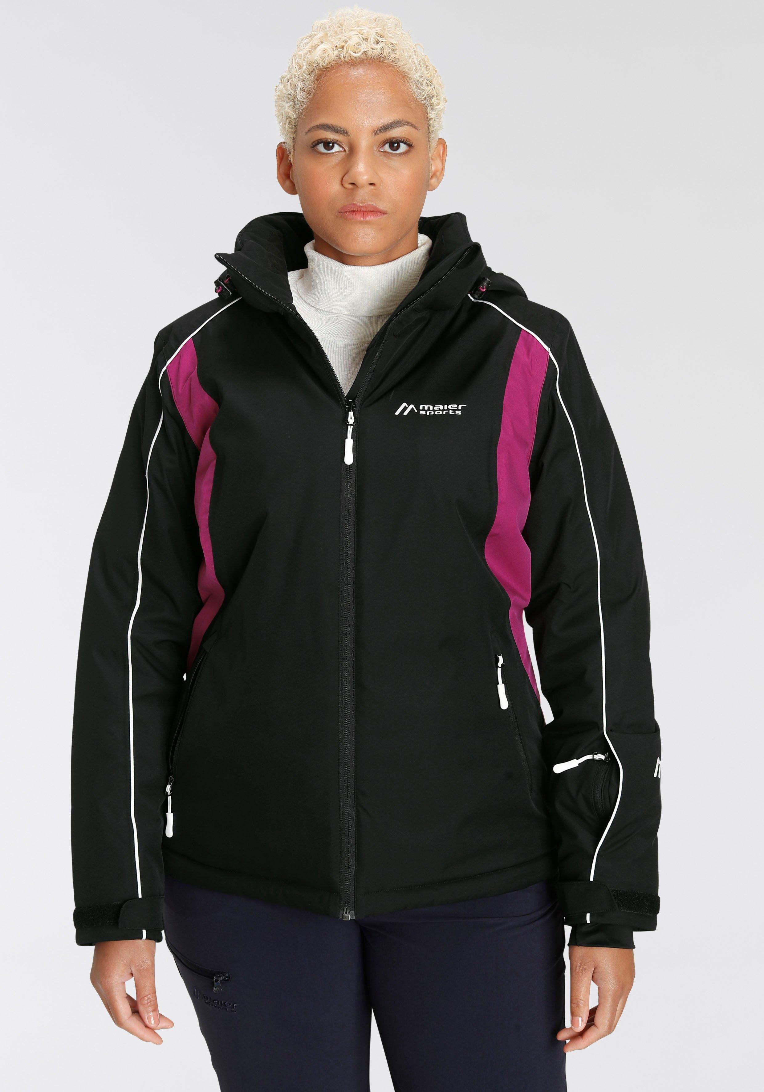 Maier Sports Skijacke - schwarz-fuchsia sheego