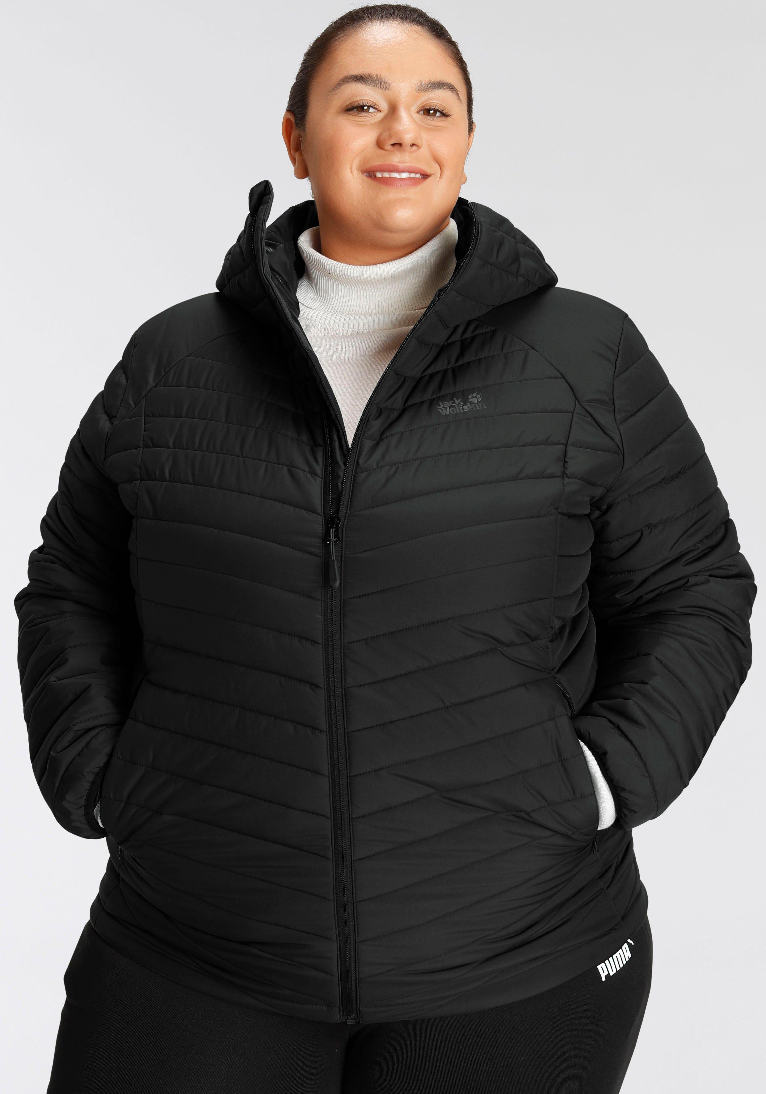 Jack Wolfskin Steppjacke - schwarz sheego