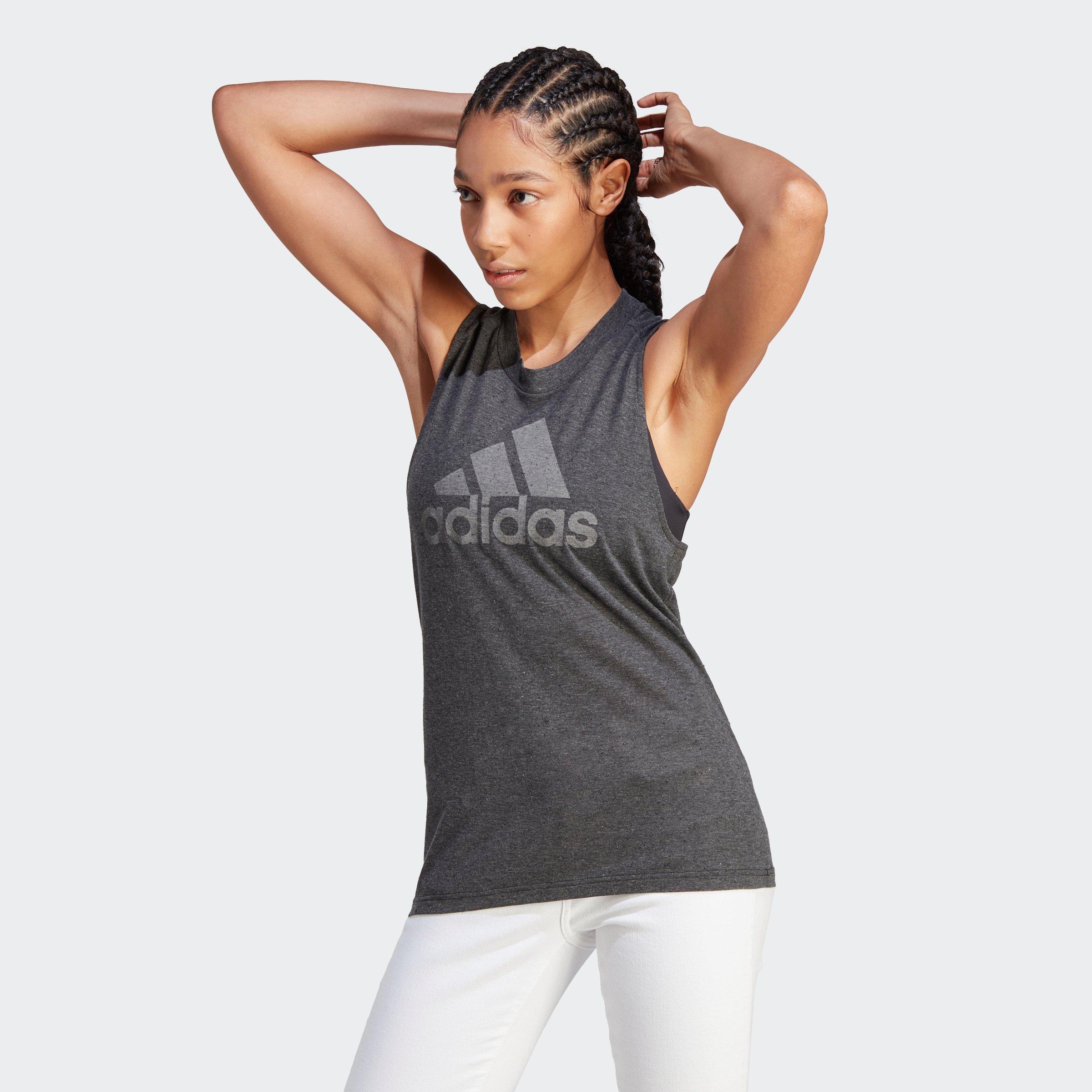 adidas Sportswear Tanktop - schwarz sheego