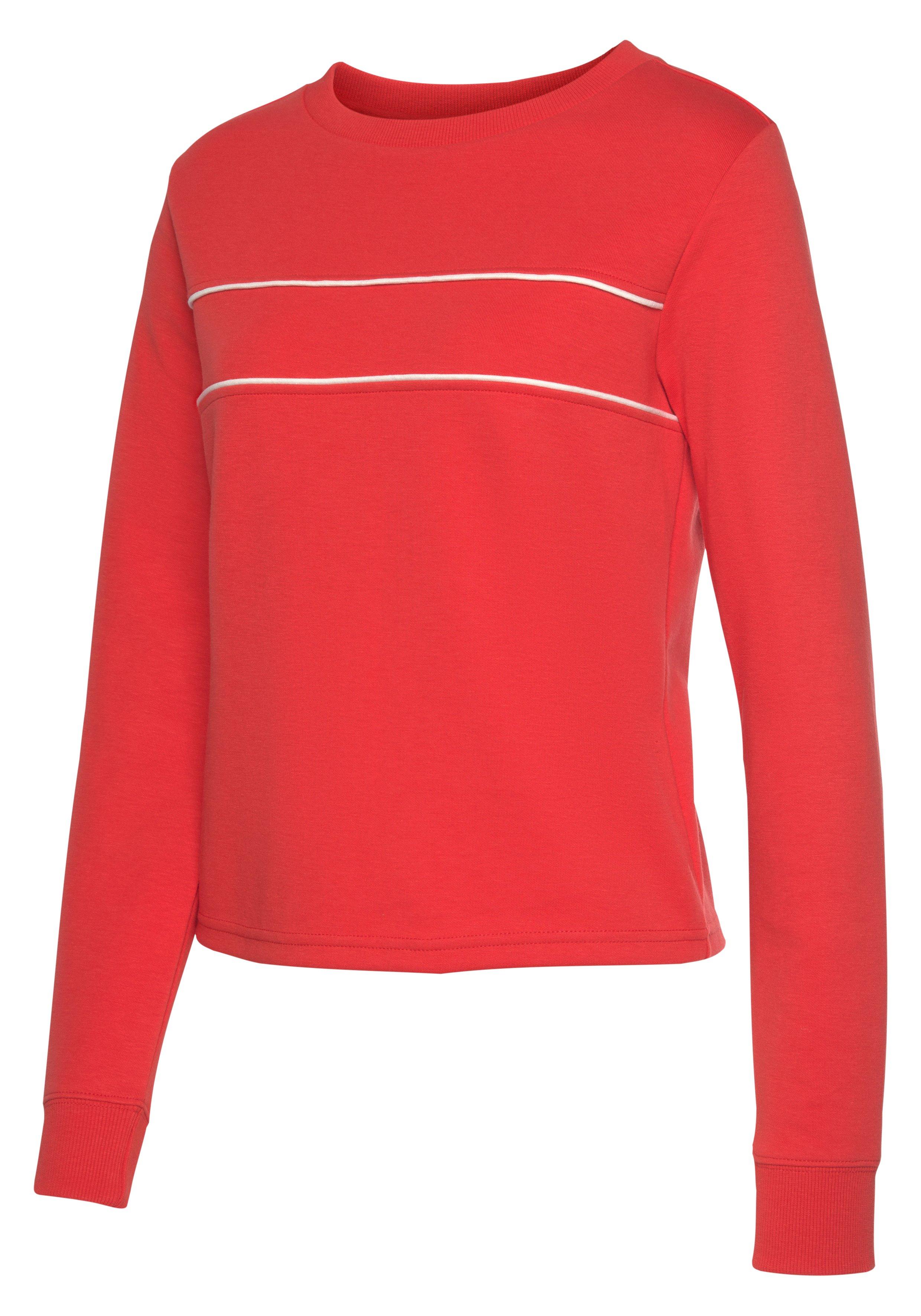 H.I.S EM LBG Sweatshirt - rot sheego