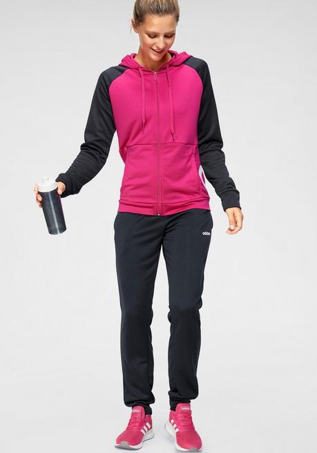 Trainingsanzug - pink-dunkelblau - L