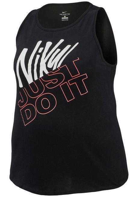 Nike Funktionstop »WOMEN NIKE DRY TANK TM NIKE JUST DO IT PLUS SIZE« - schwarz - XL