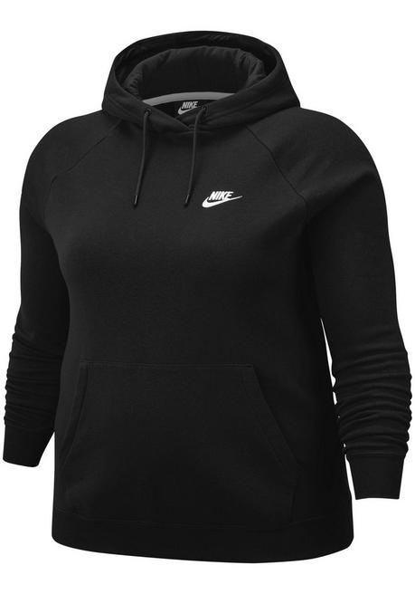 Nike Sportswear Kapuzensweatshirt »WOMEN ESSENTIAL HOODY FLEECE PLUS SIZE« - schwarz - XL