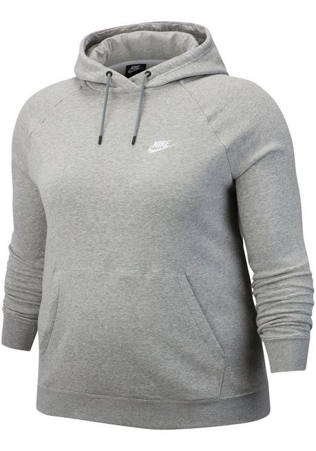 Nike Sportswear Kapuzensweatshirt »WOMEN ESSENTIAL HOODY FLEECE PLUS SIZE« - grau meliert - XXL