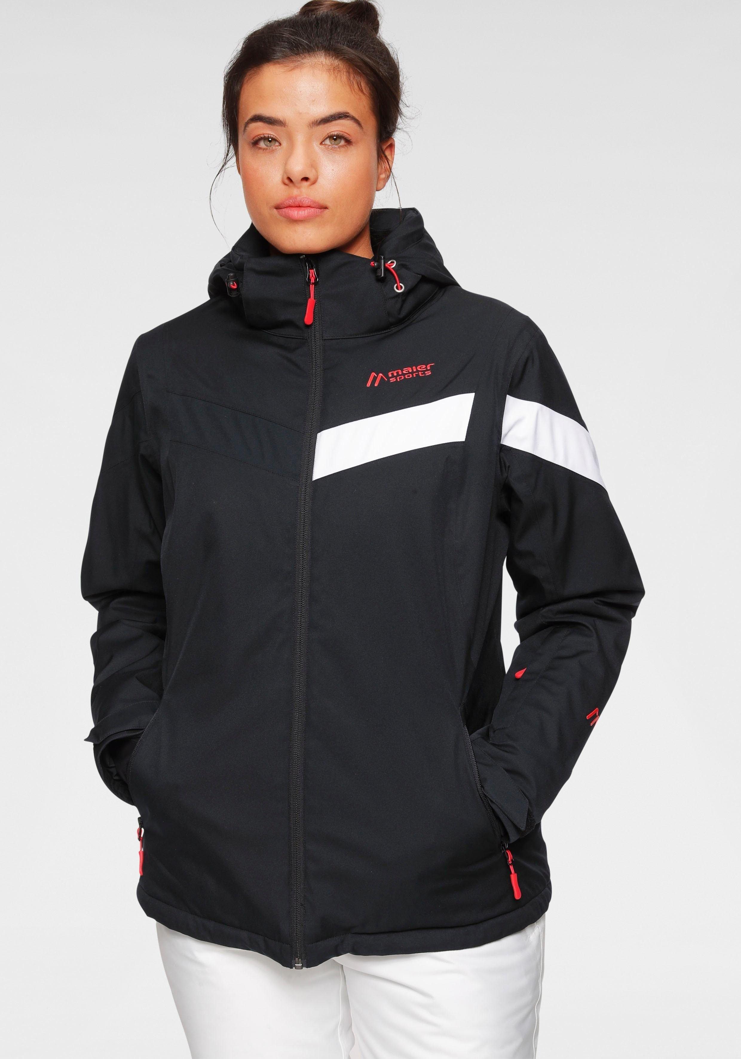 Skijacke von Maier Sports - schwarz | sheego