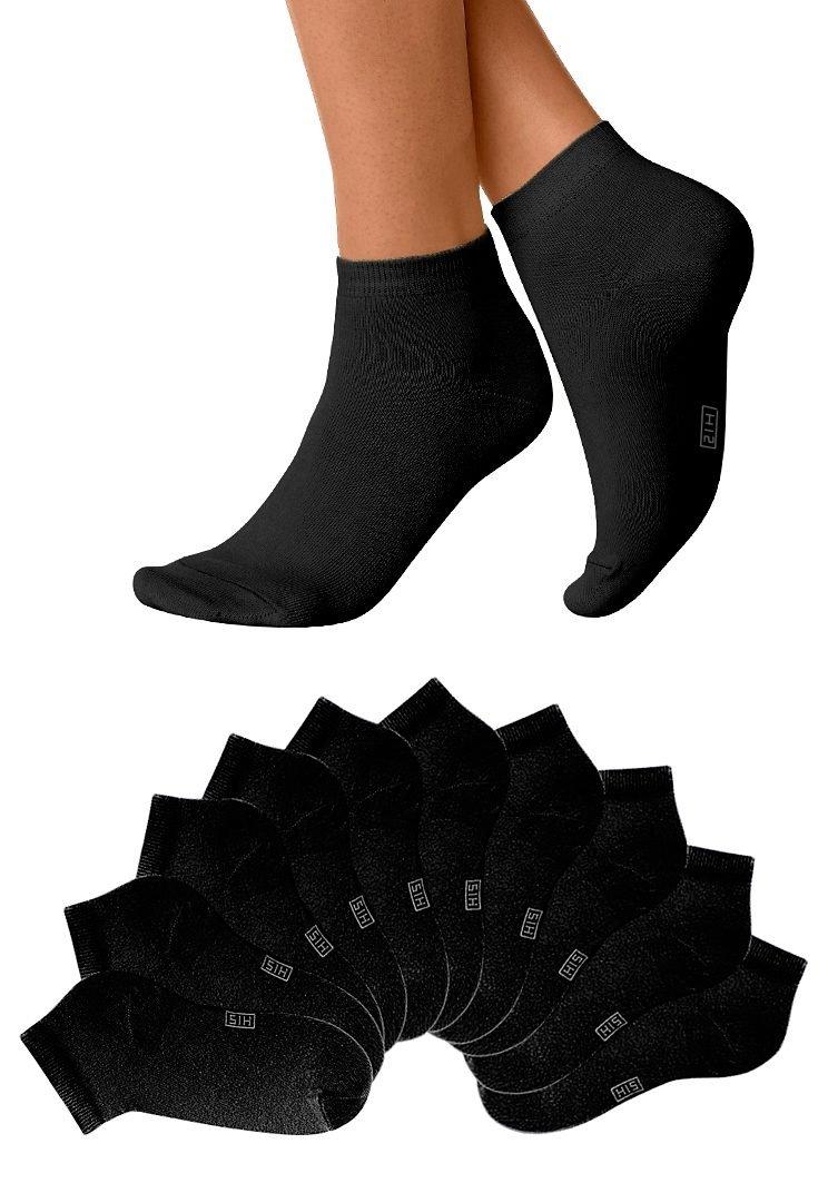 H.I.S EM LBG Kurzsocken - schwarz sheego