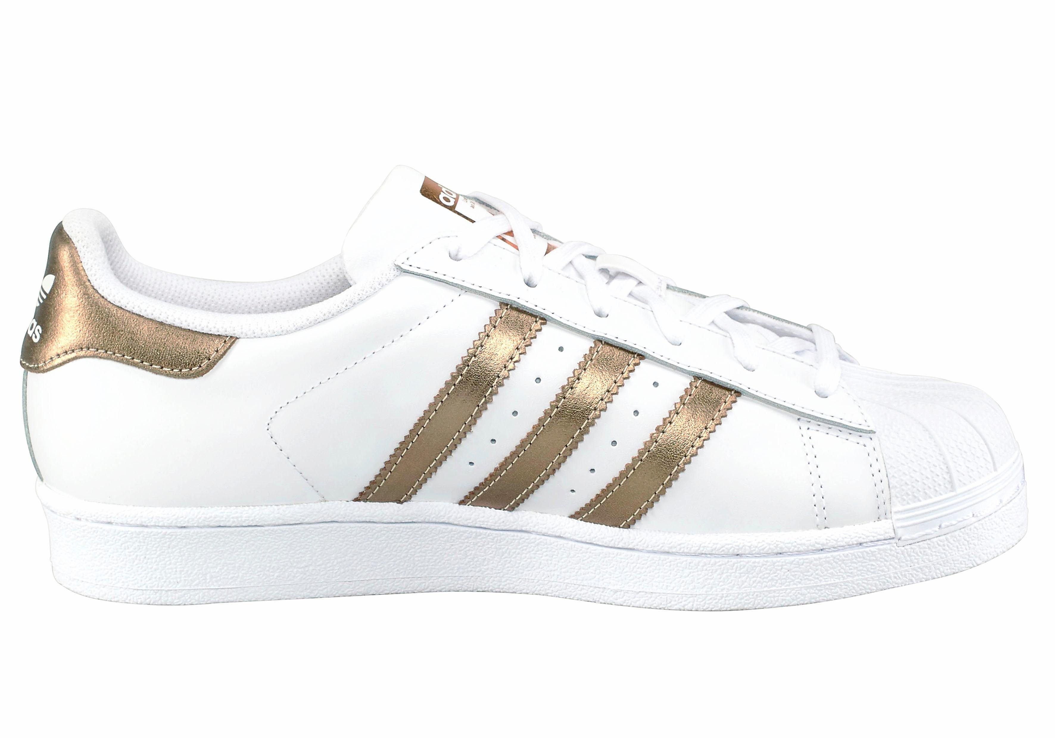 adidas Originals Sneaker »Wmns Superstar«, weiß-roségold, Gr.43