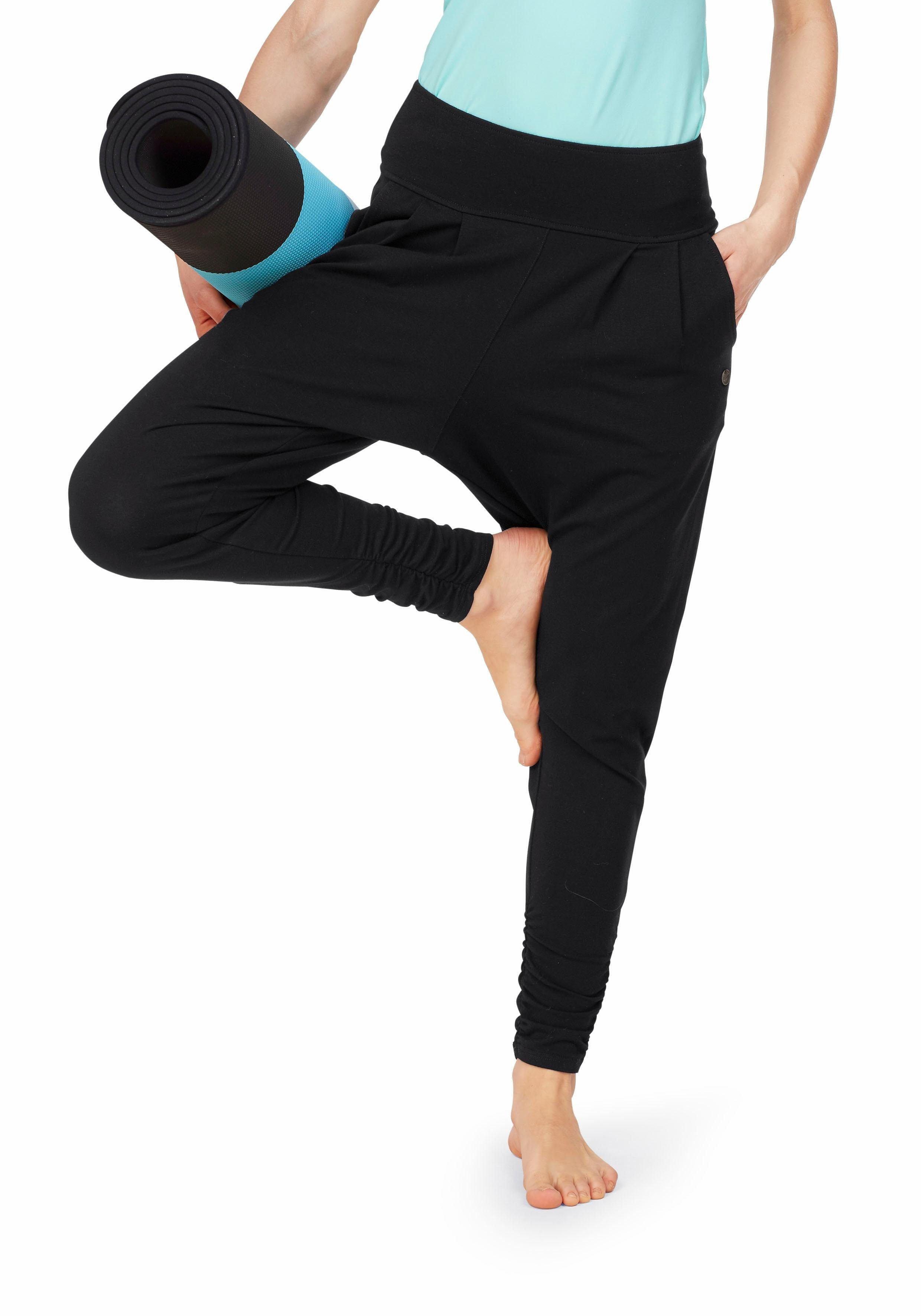 Sportswear - | sheego Ocean Yogahose schwarz